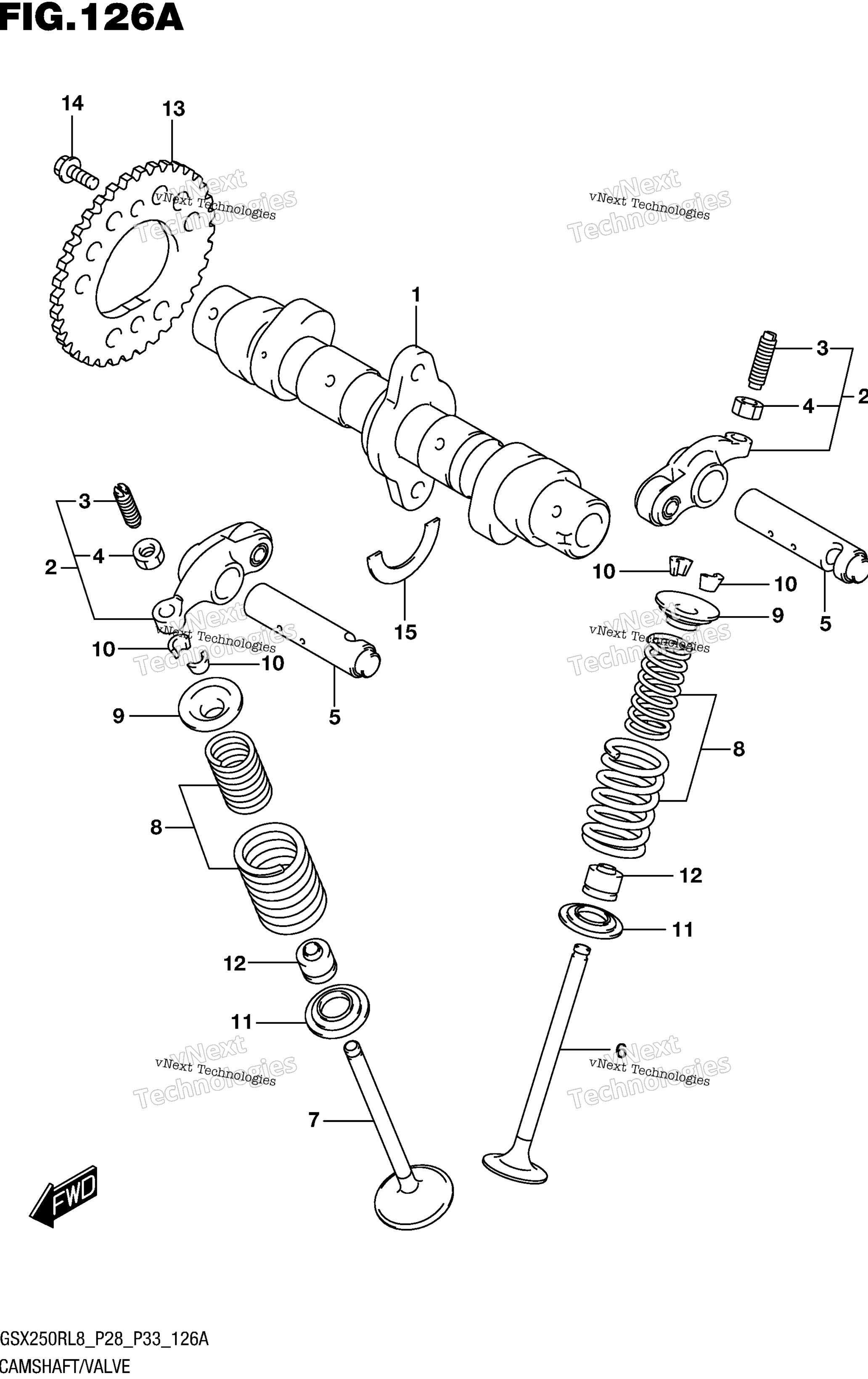Camshaft / клапан