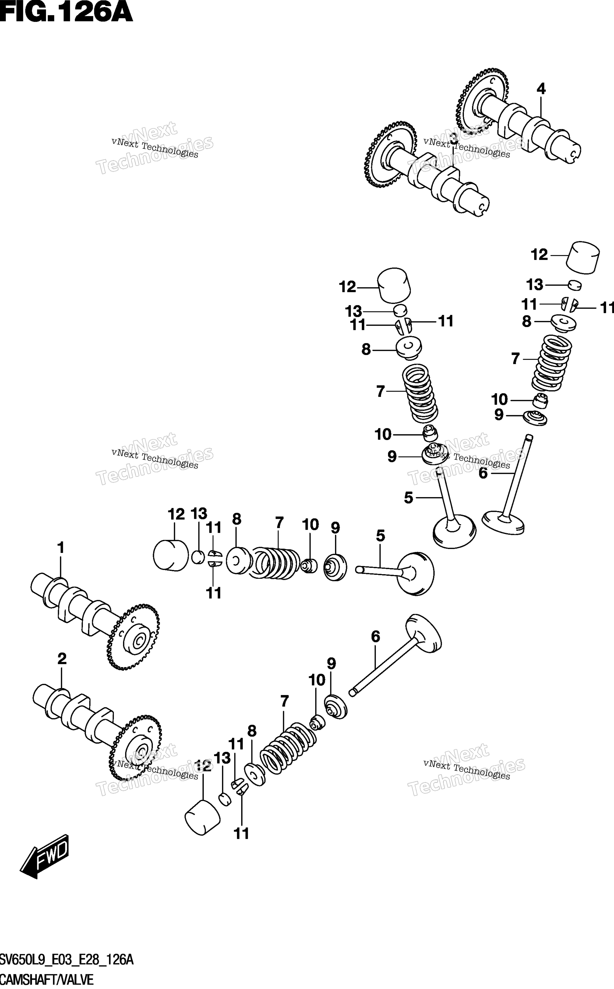 Camshaft / клапан