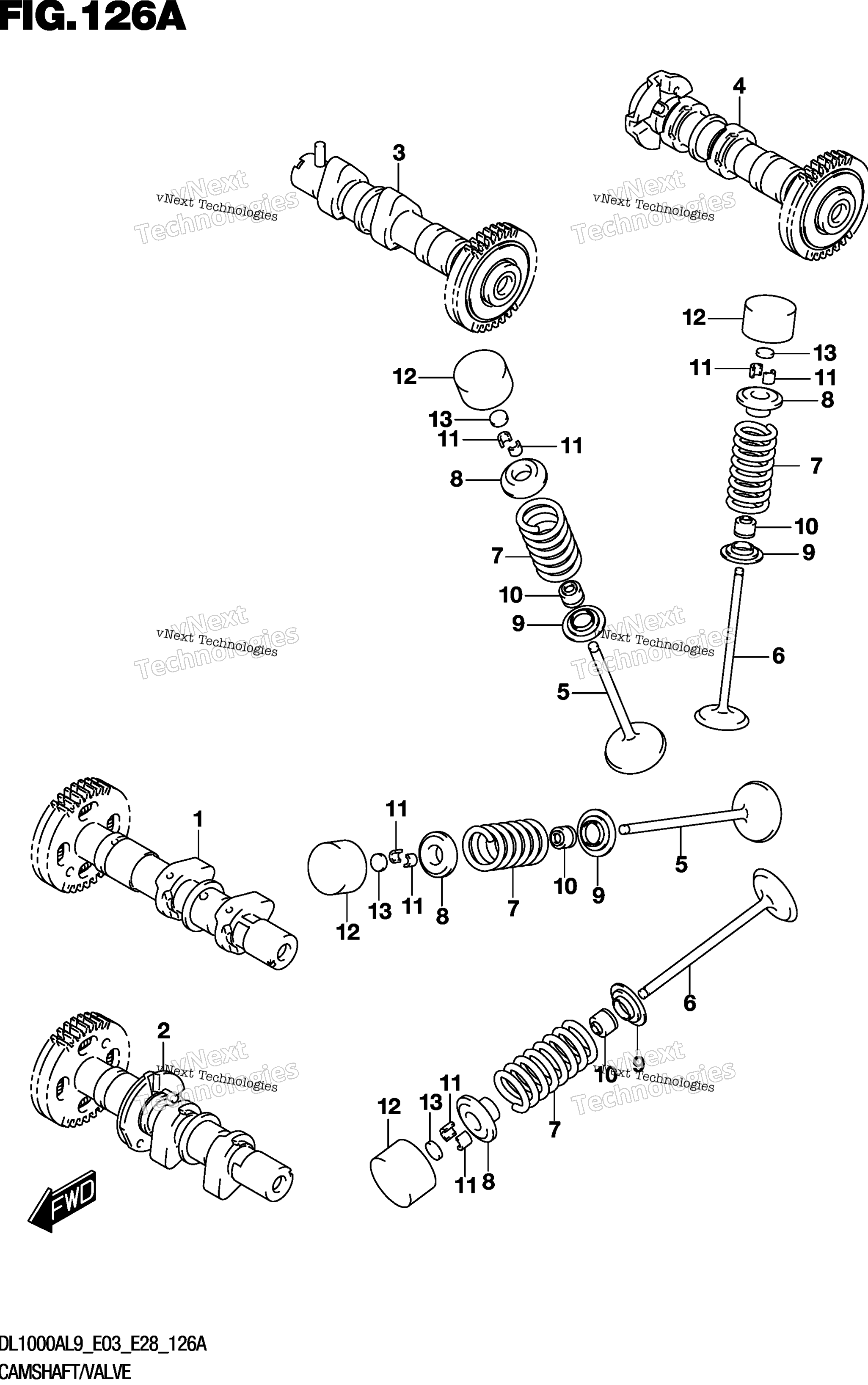 Camshaft / клапан
