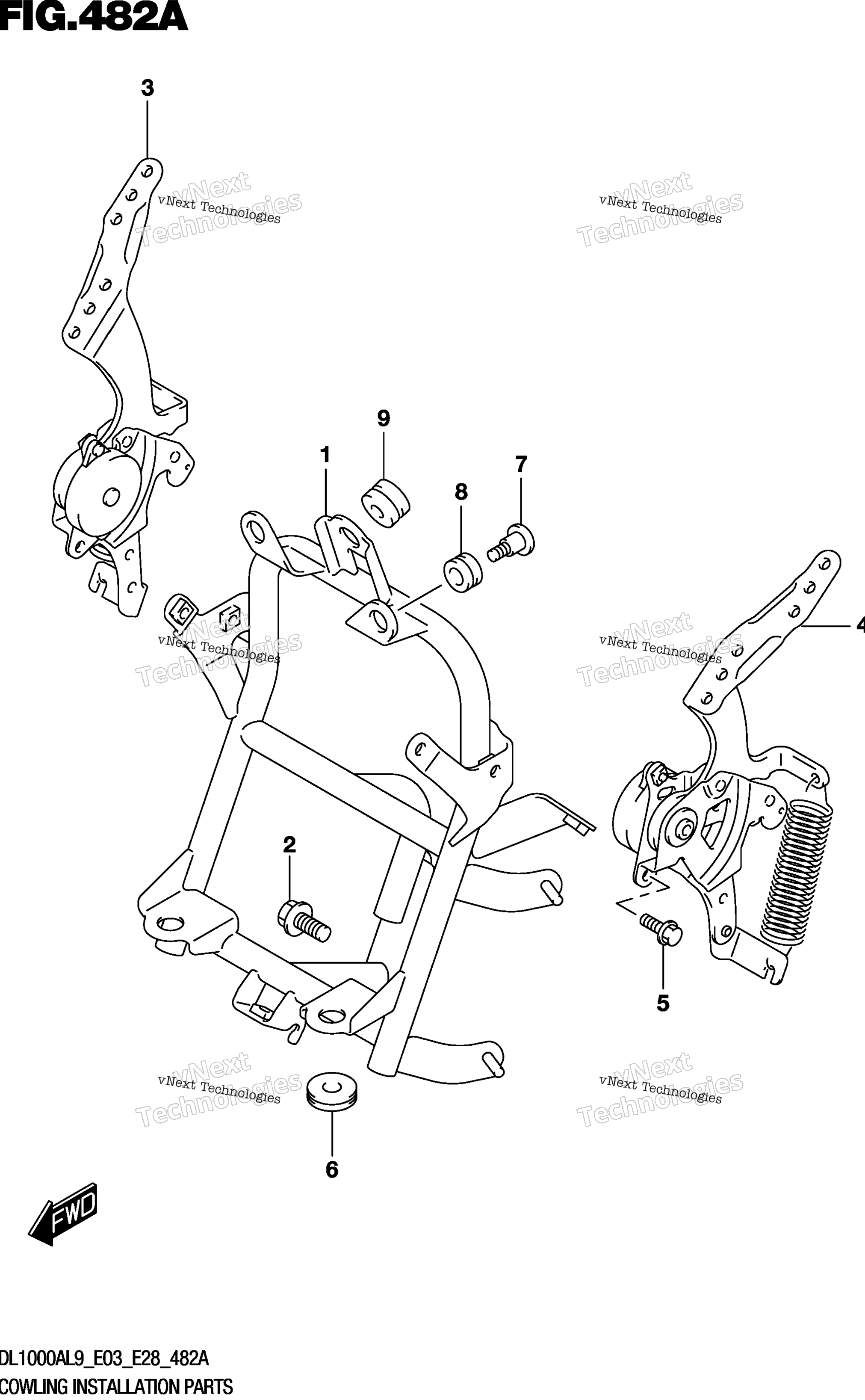 Обтекатель Installation Parts
