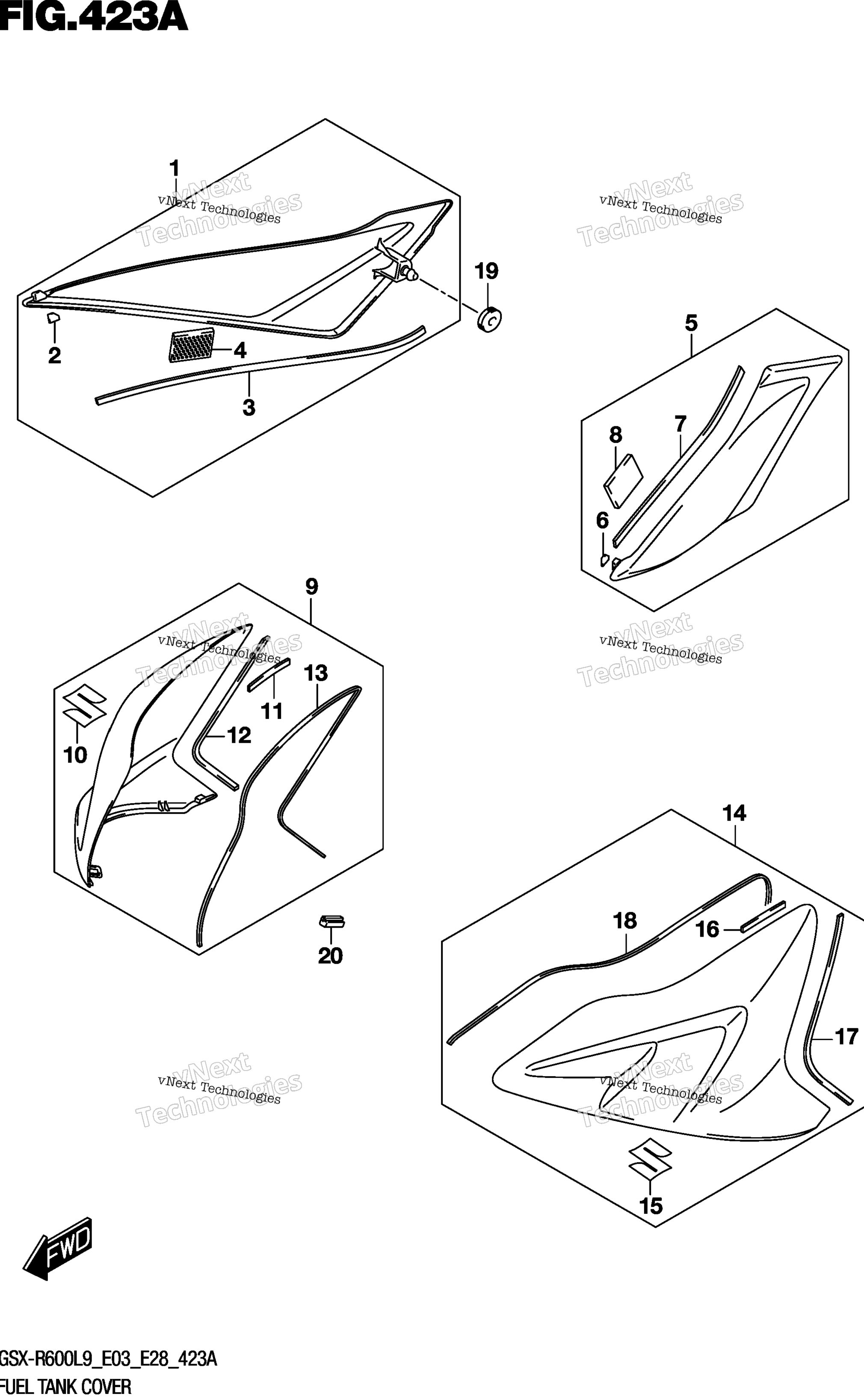 Топливная система Tank Cover