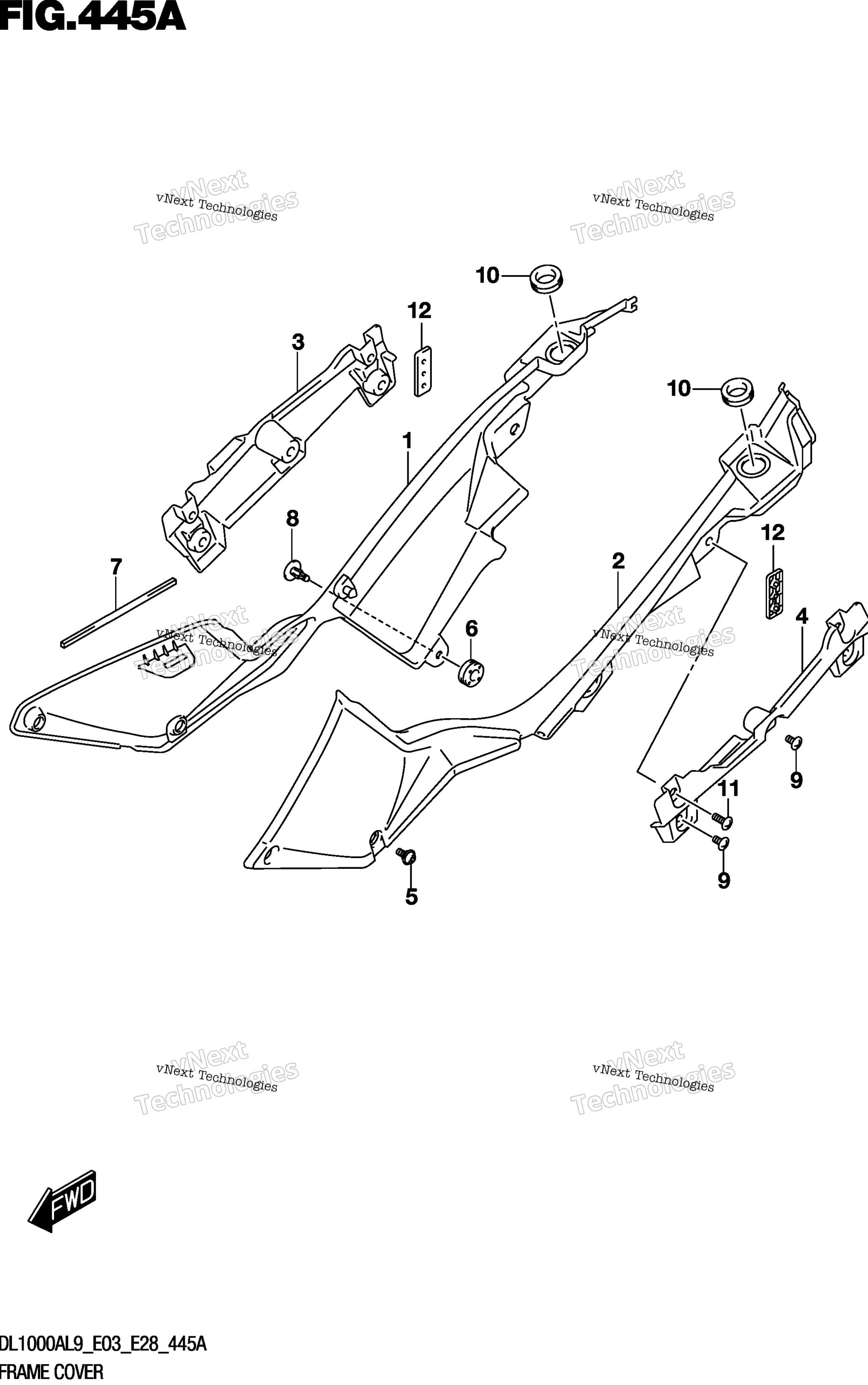 Крышка рамы