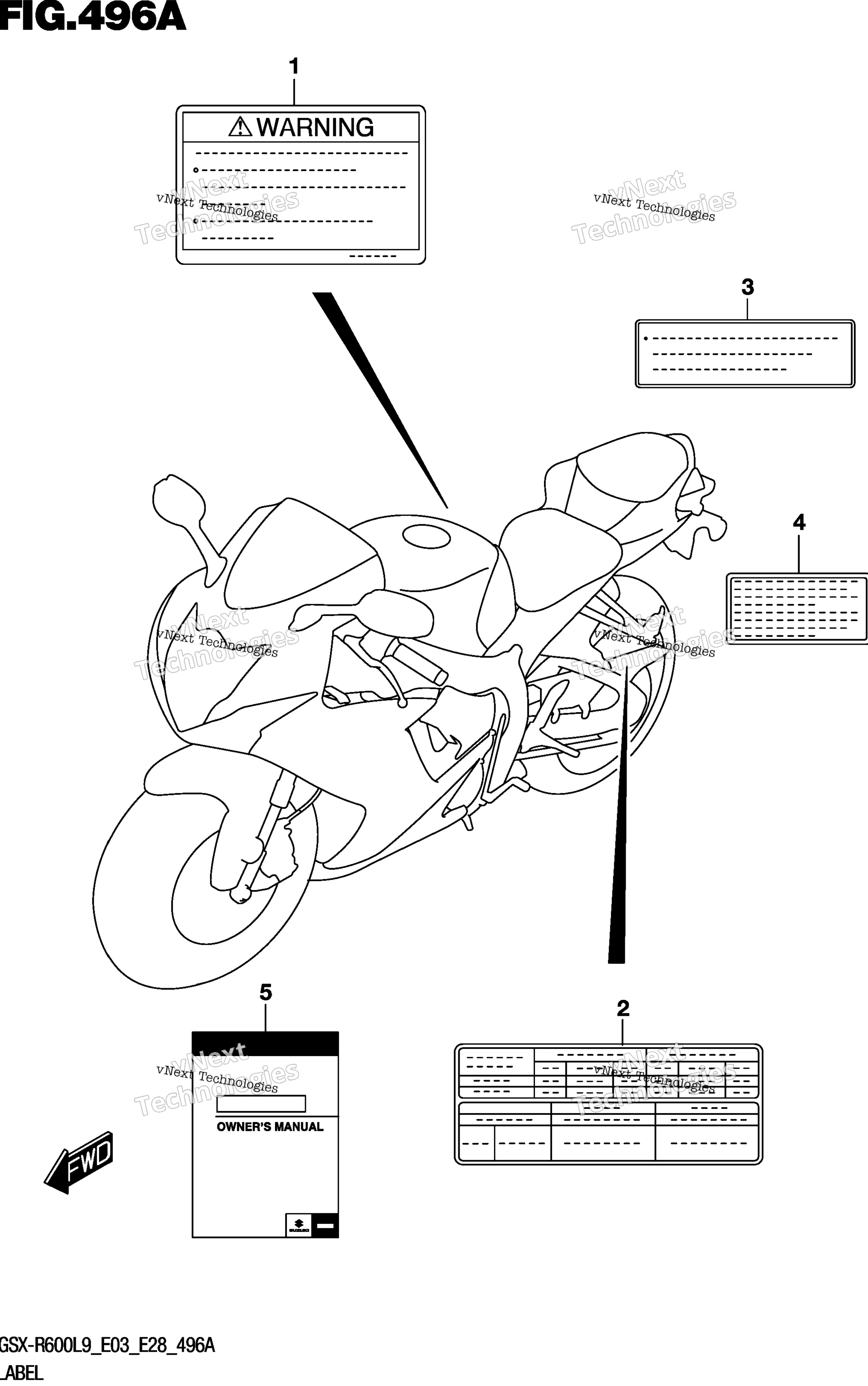 Шильдик (Gsx-R600l9 E03)