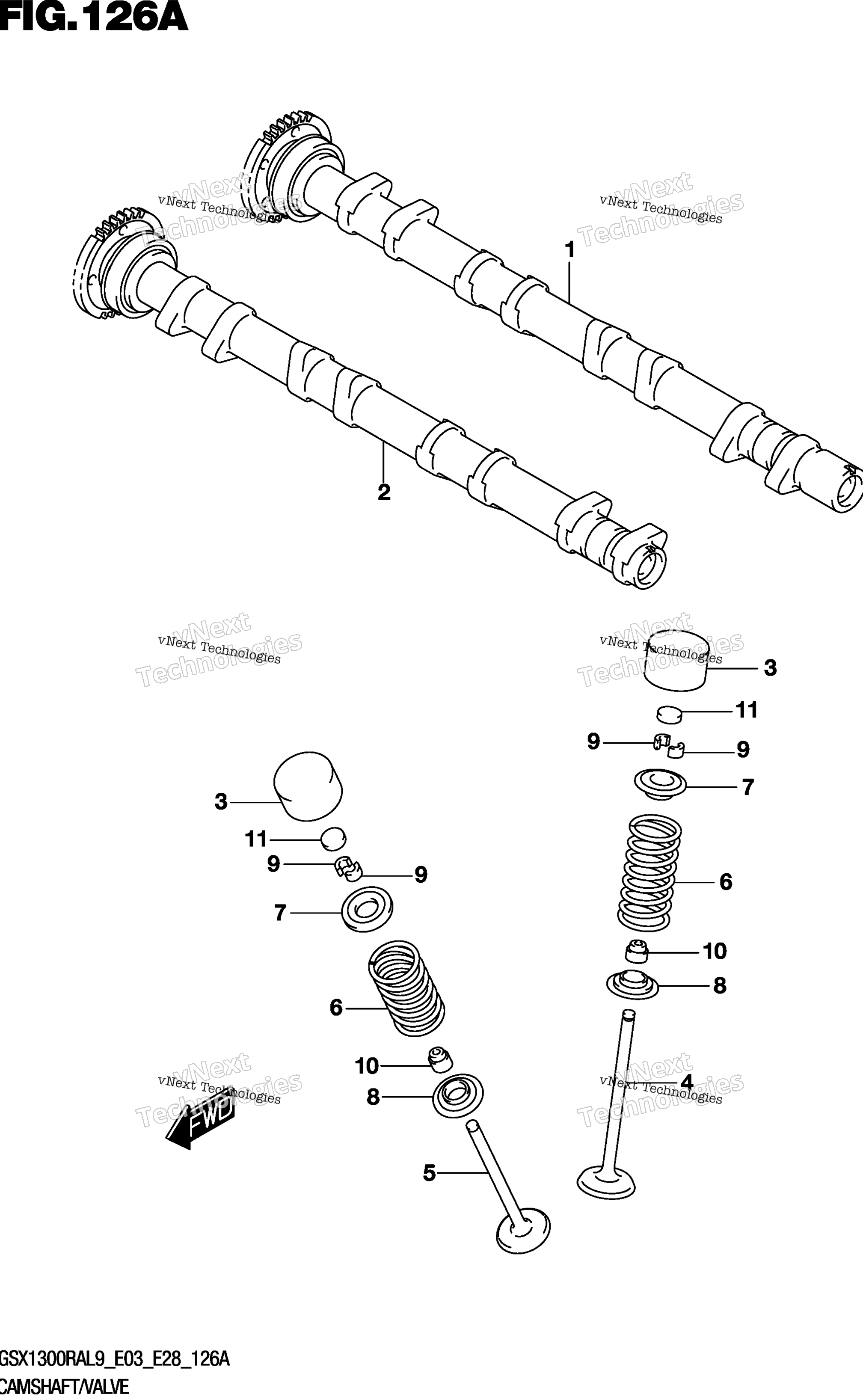 Camshaft / клапан