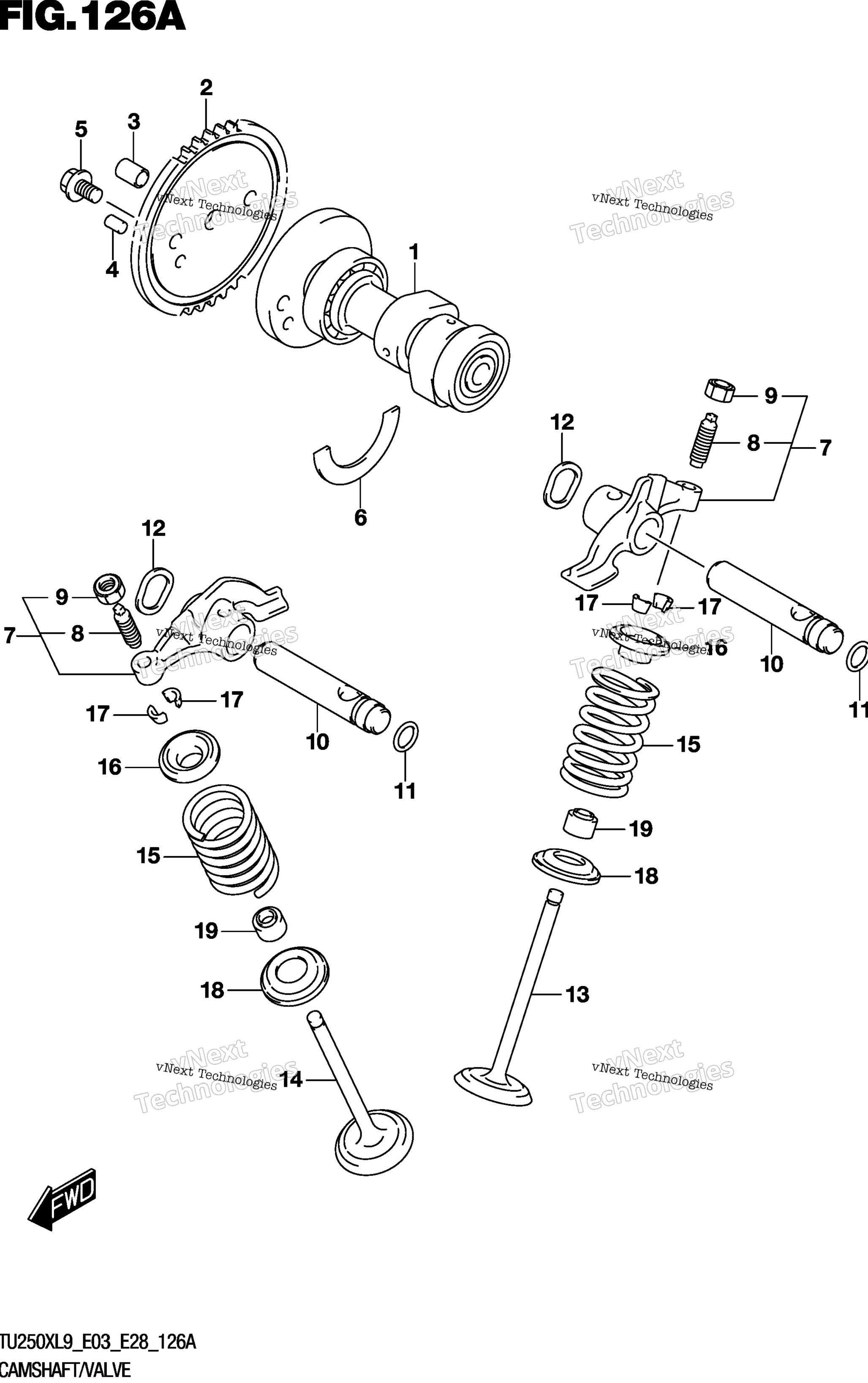 Camshaft / клапан