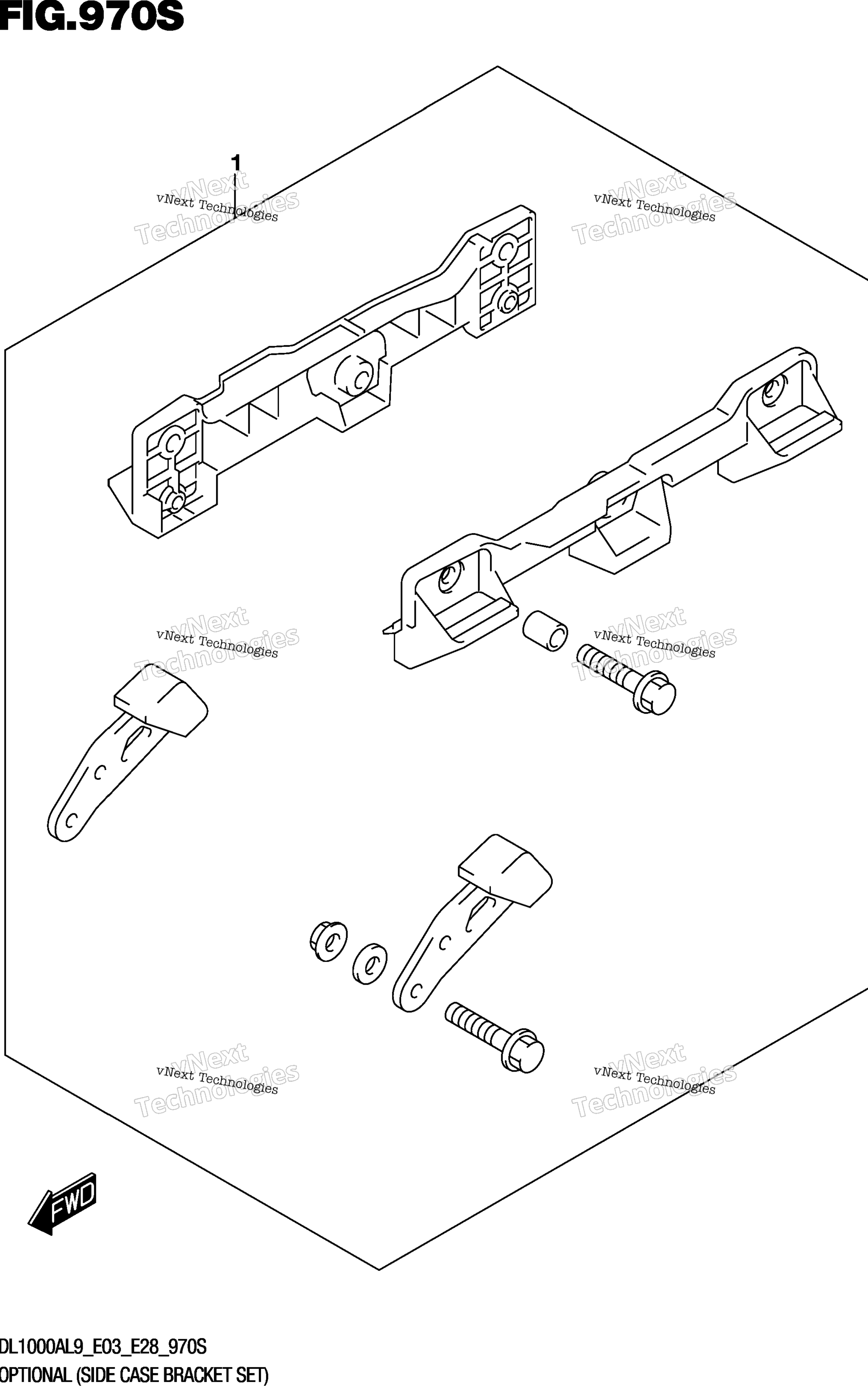 Опциональное оборудование (Side Case Bracket Set)