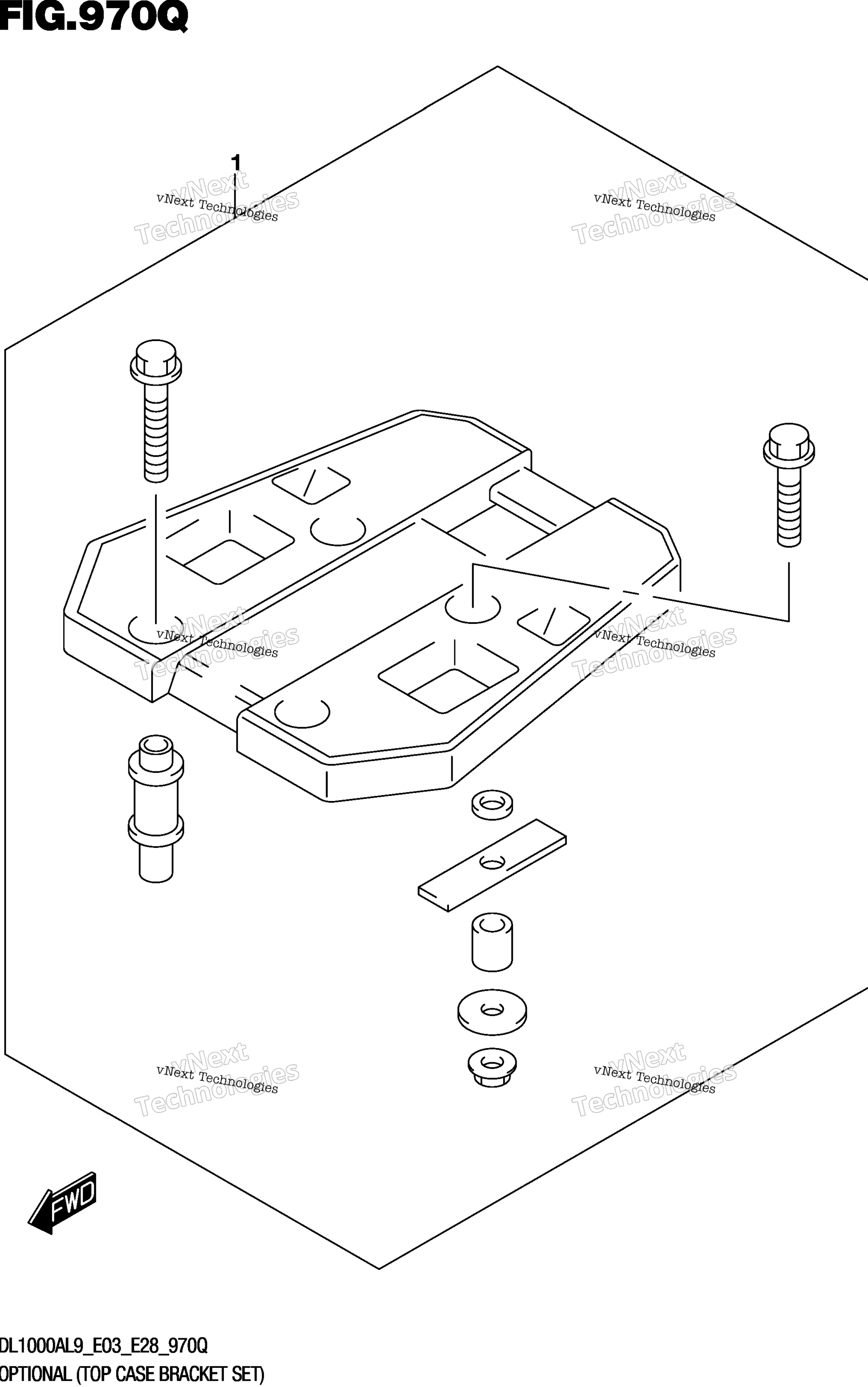 Опциональное оборудование (Top Case Bracket Set)
