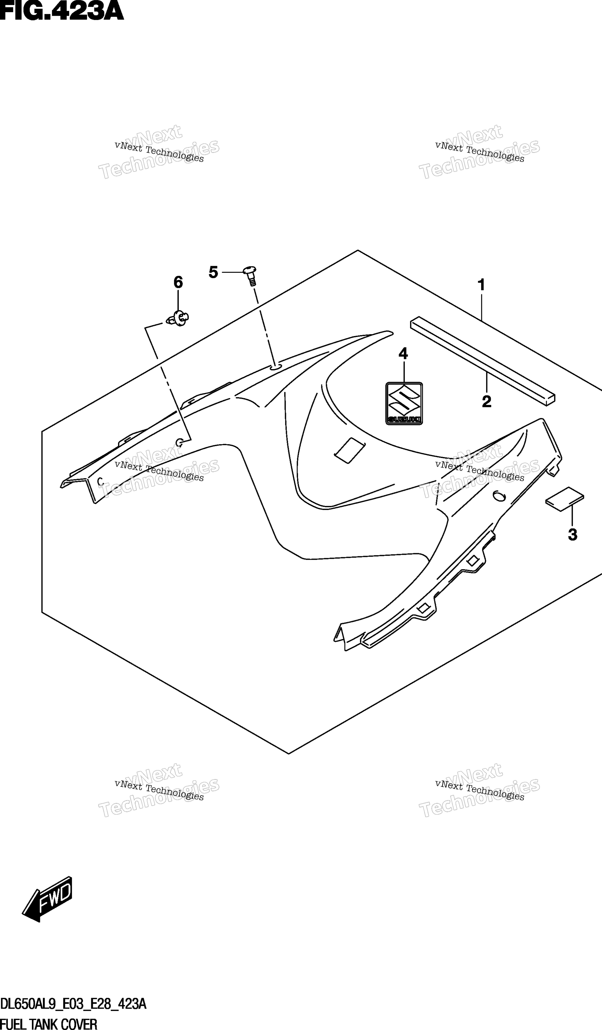 Топливная система Tank Cover