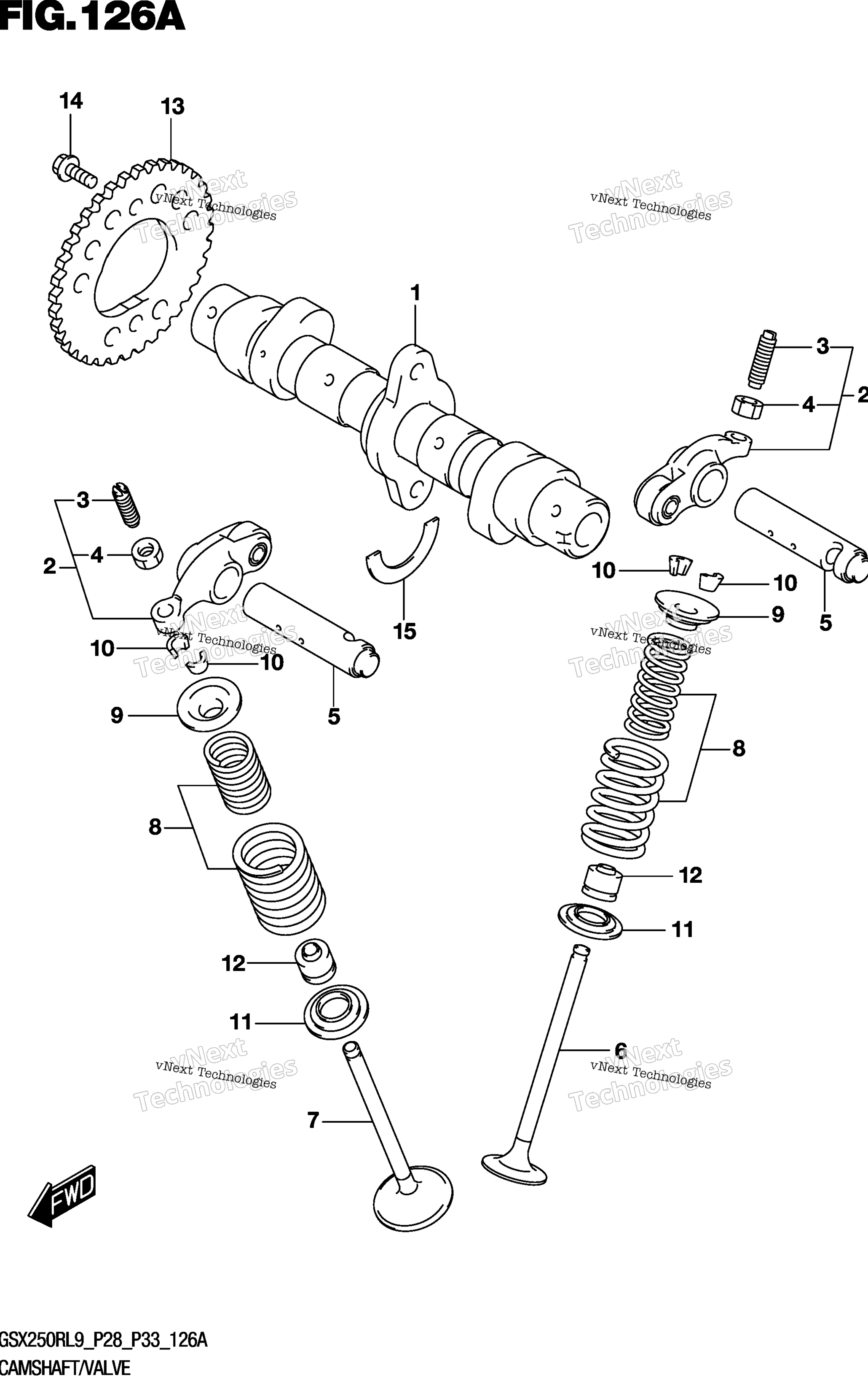 Camshaft / клапан