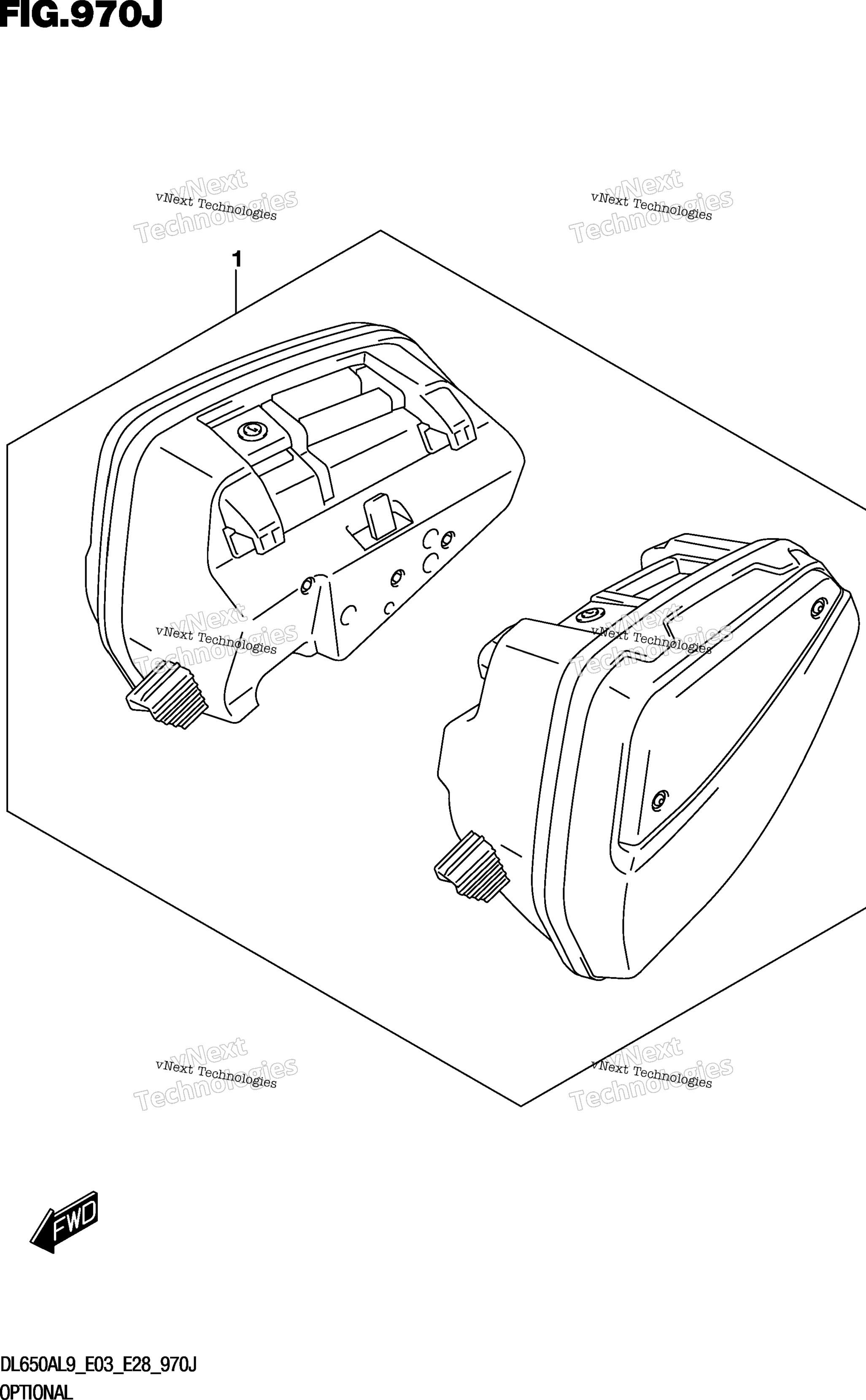 Опциональное оборудование (Side Case Set)