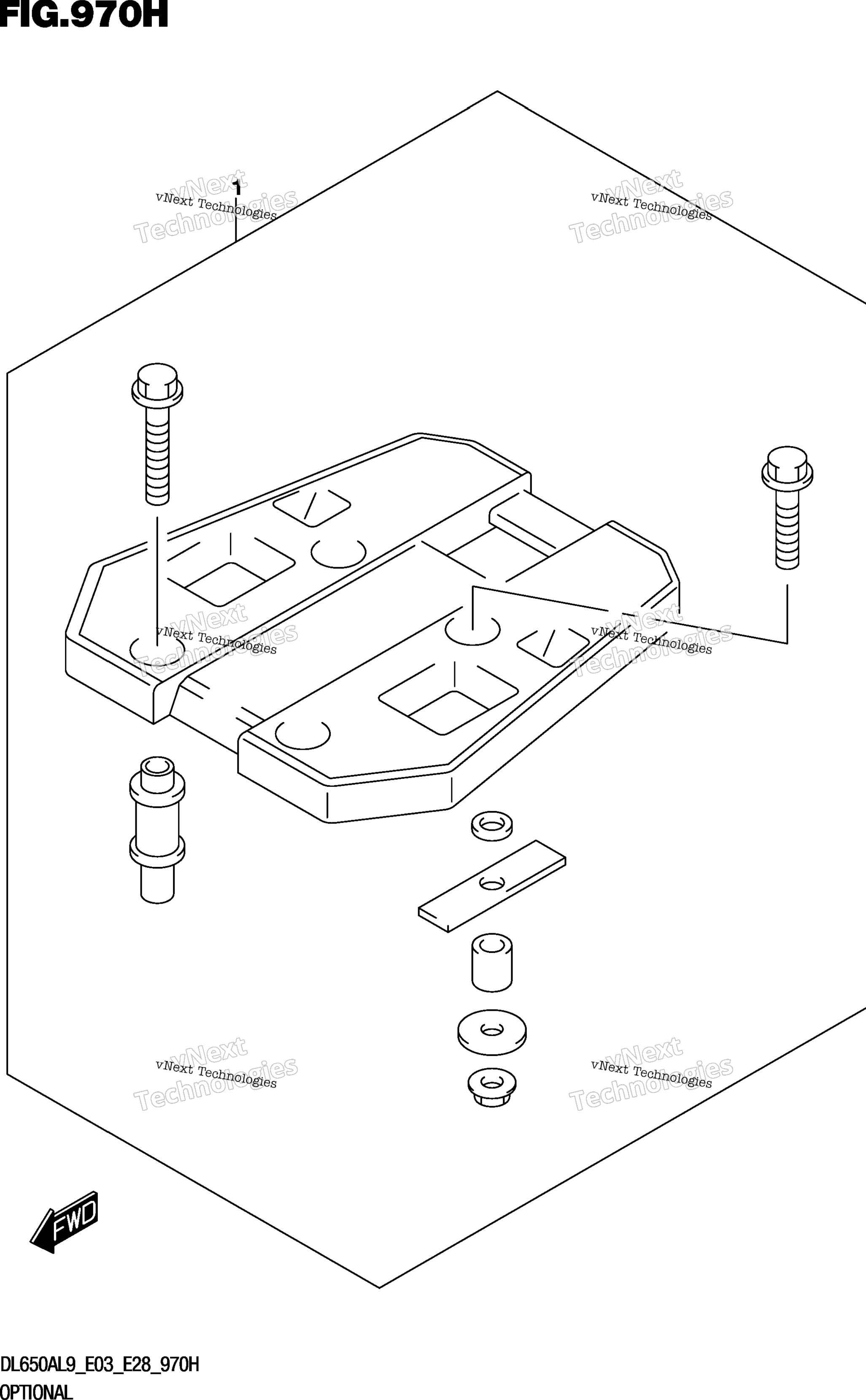 Опциональное оборудование (Top Case Bracket Set)