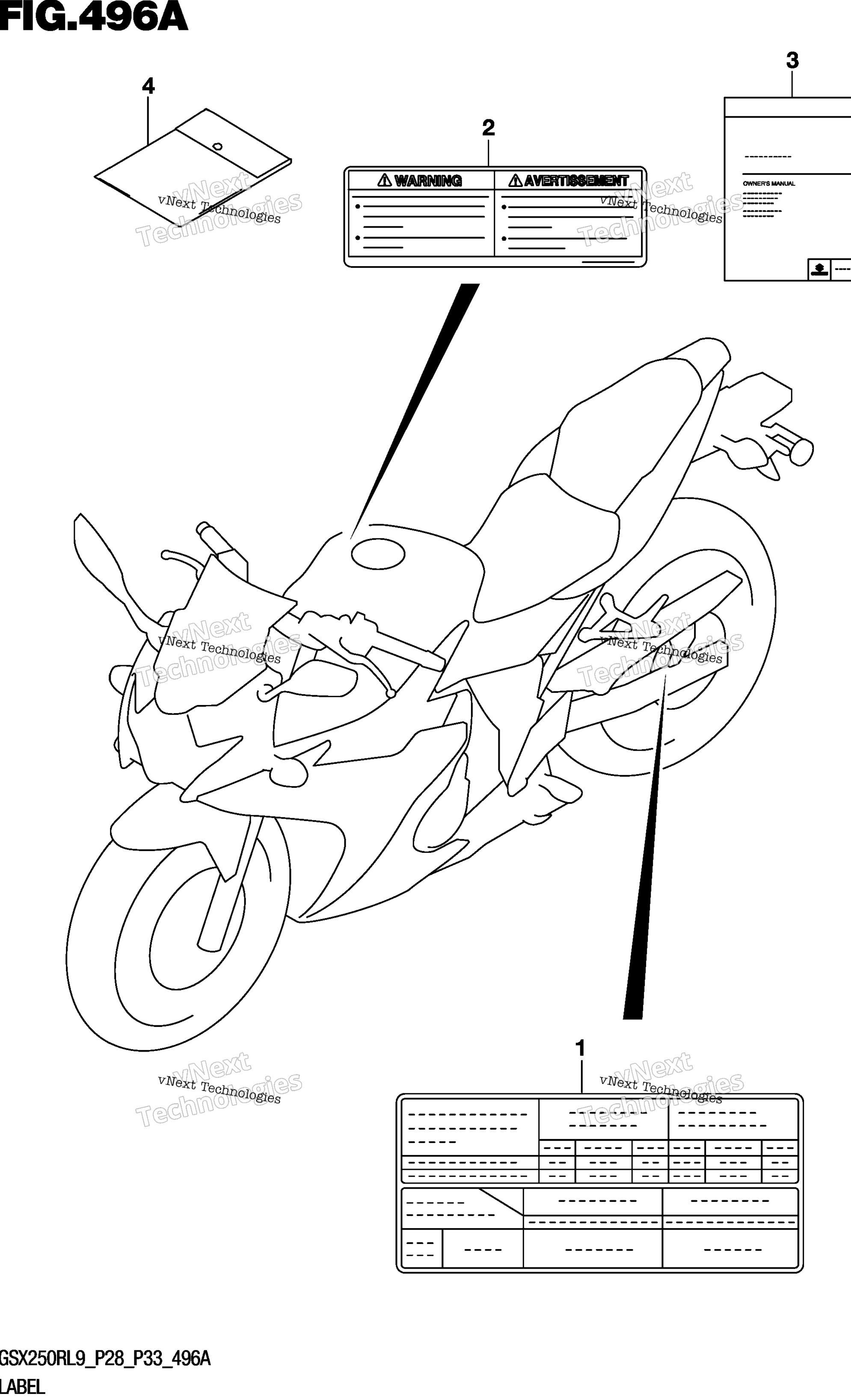 Шильдик (Gsx250rl9 P28)