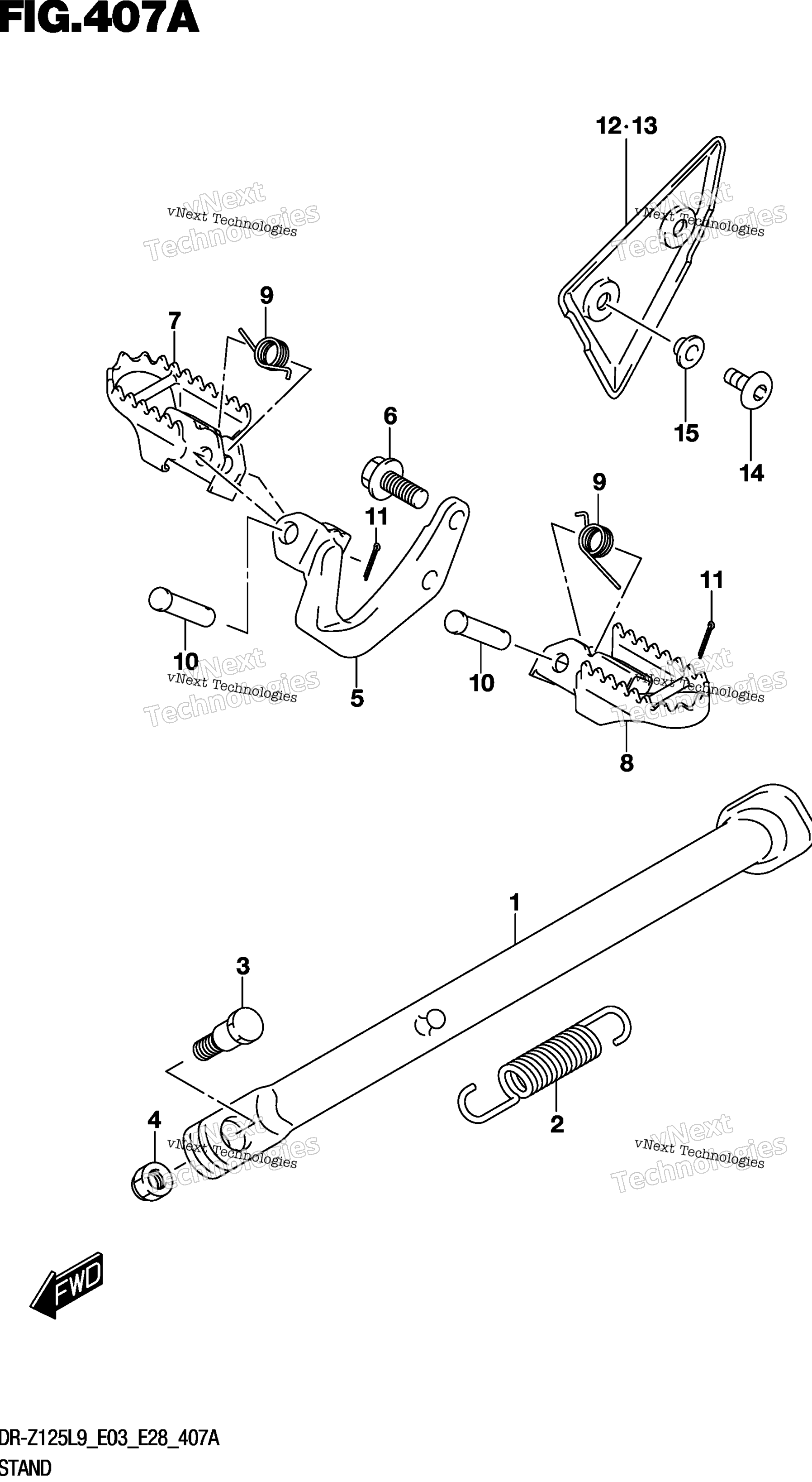 Подставка (Dr-Z125l9 E28)
