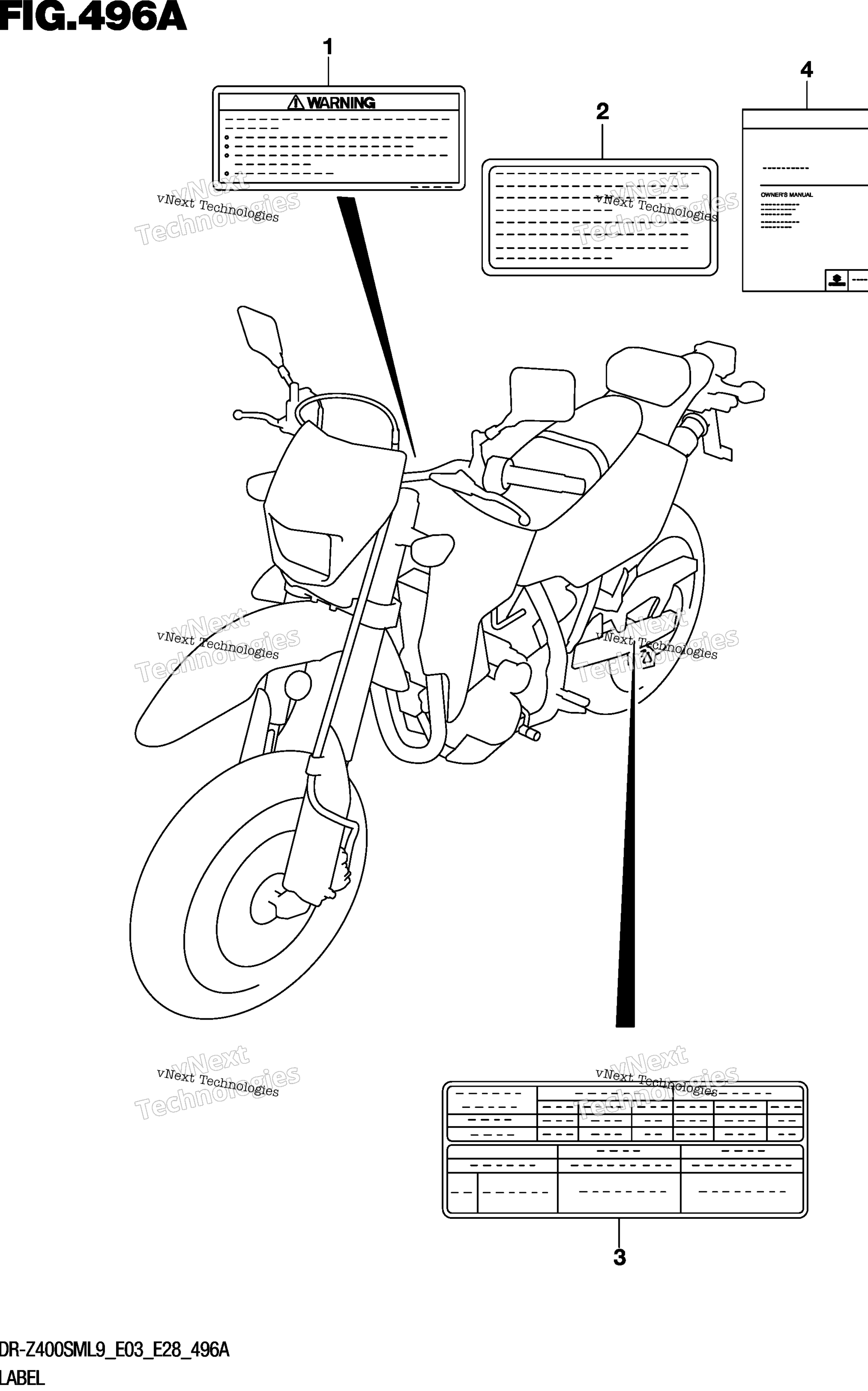 Шильдик (Dr-Z400sml9 E03)