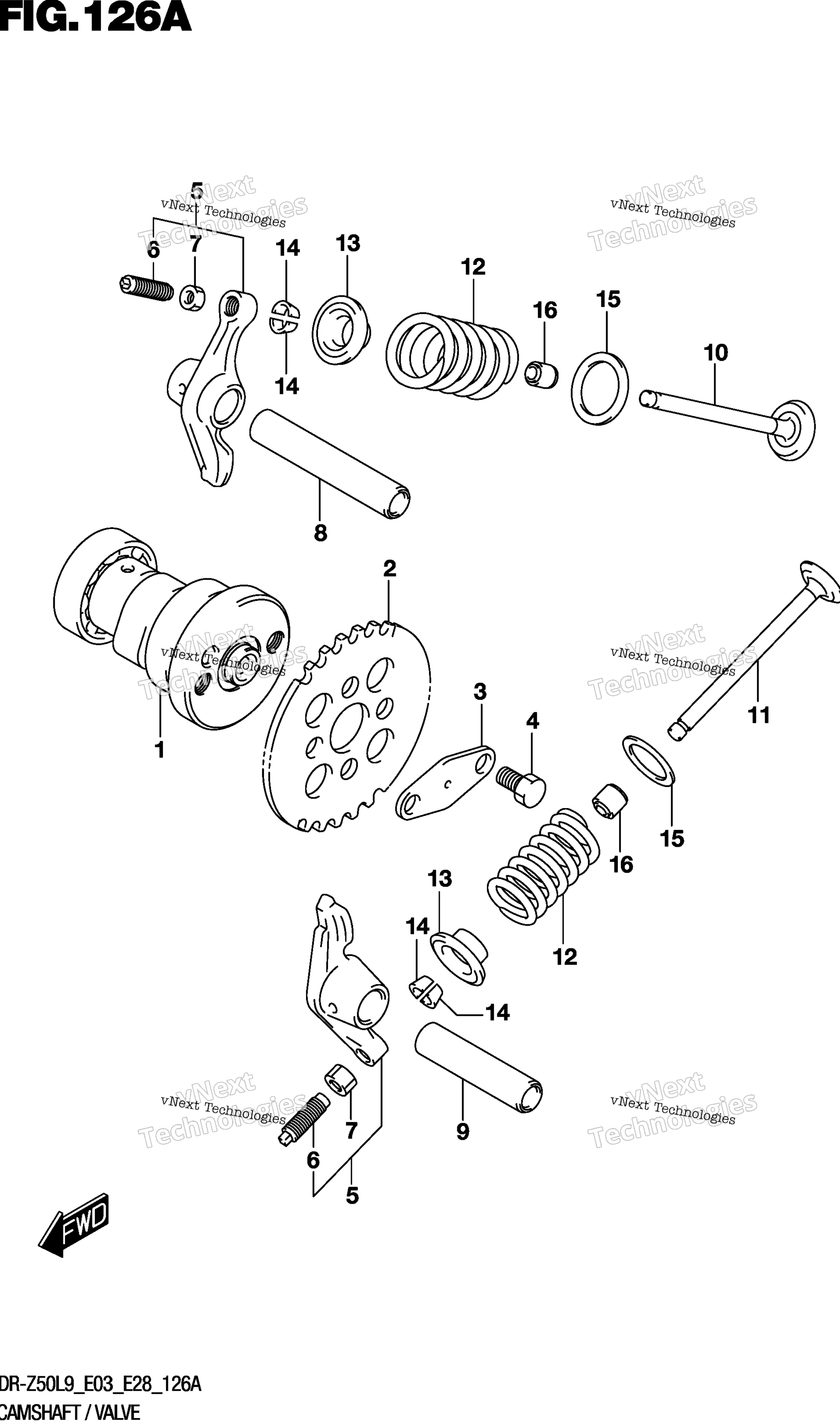 Camshaft / клапан