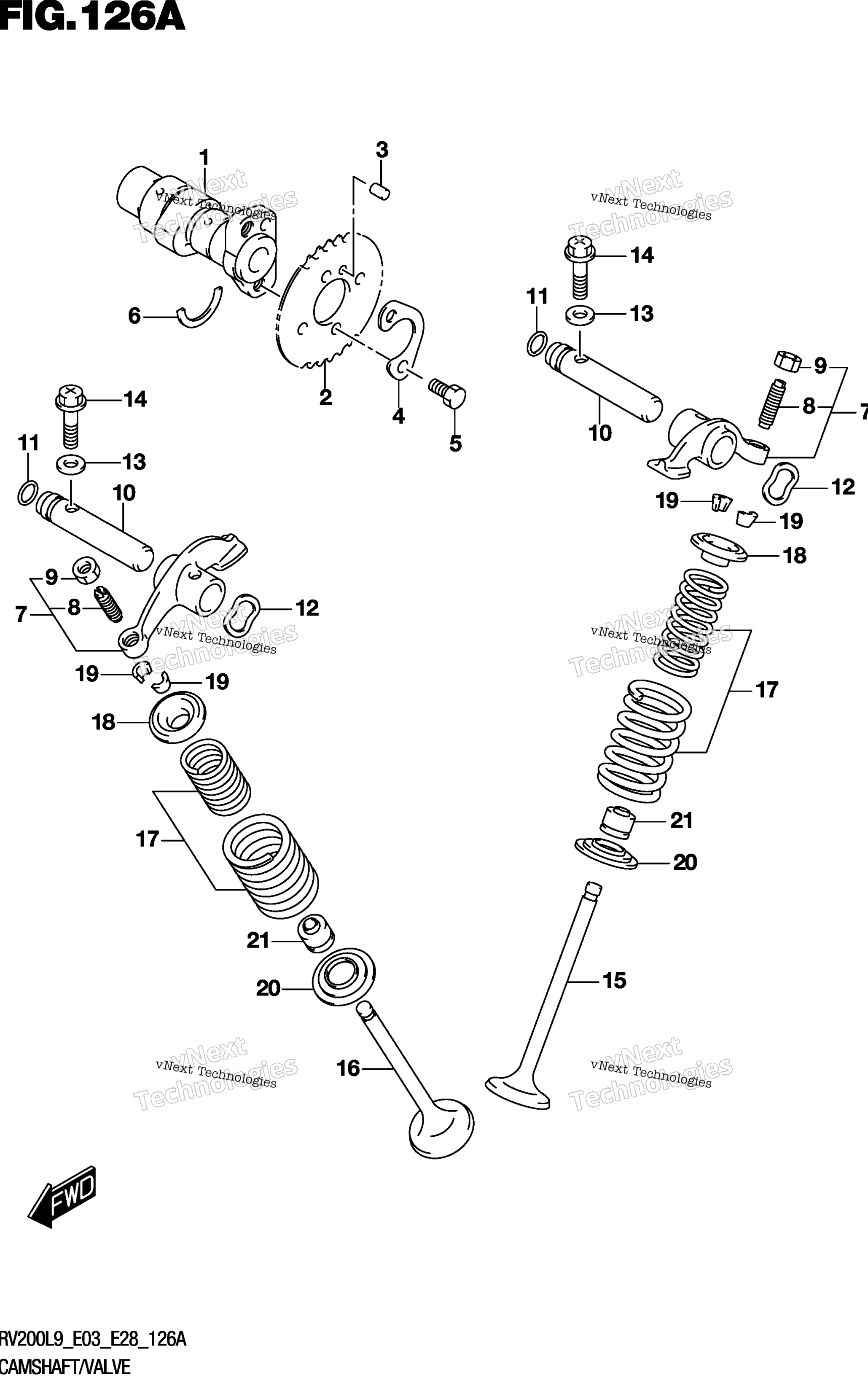 Camshaft / клапан