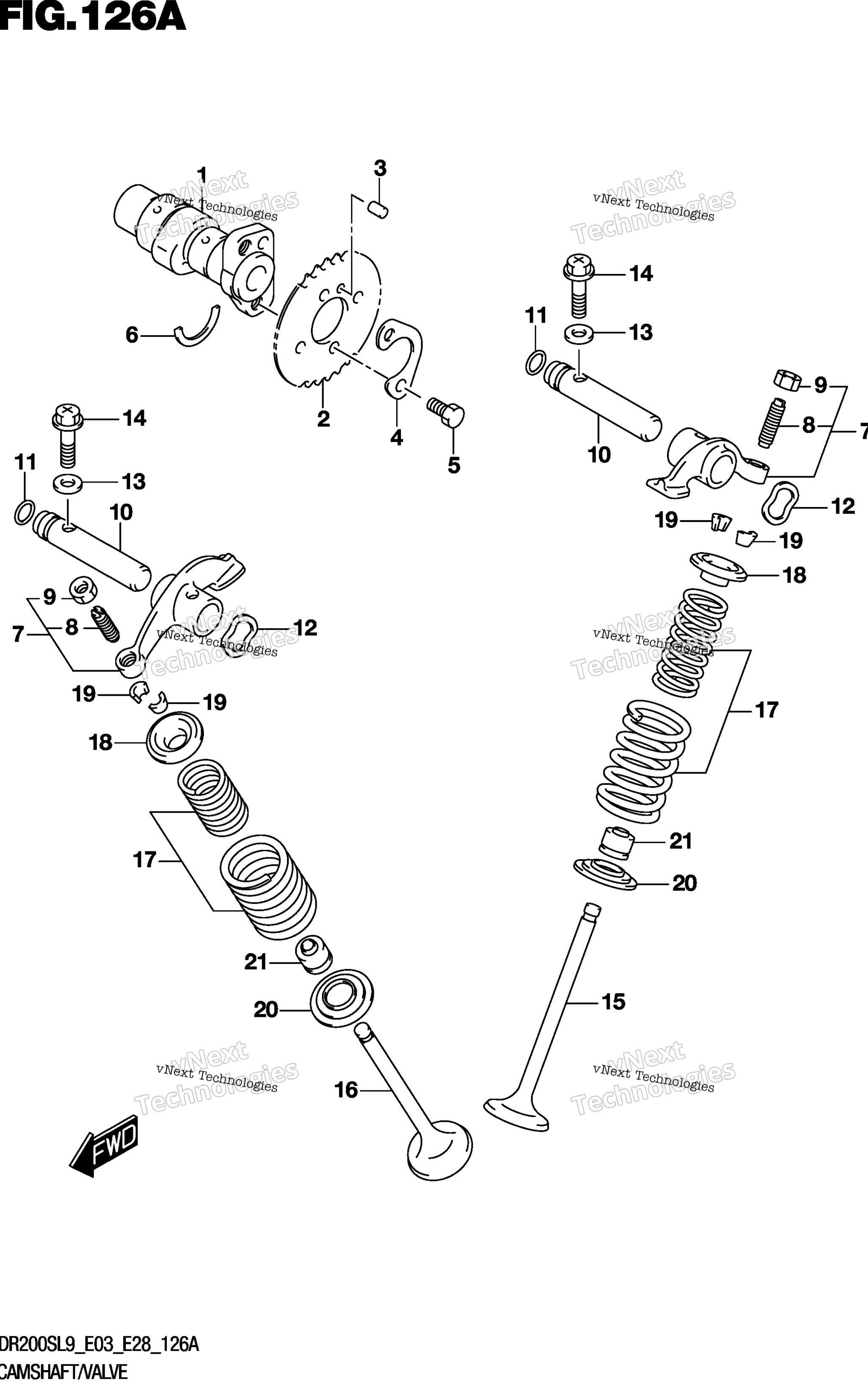 Camshaft / клапан