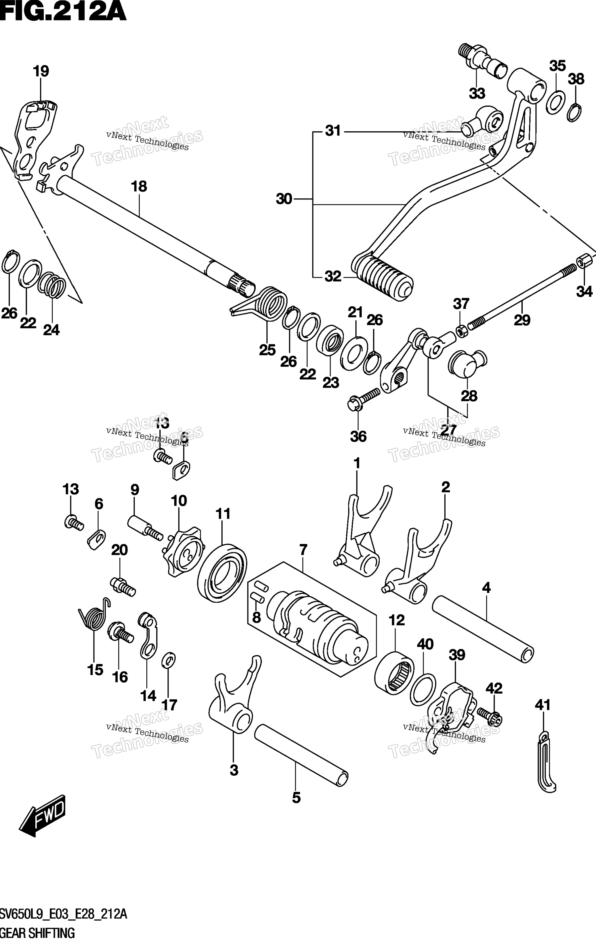передача Shifting (Sv650l9 E03)