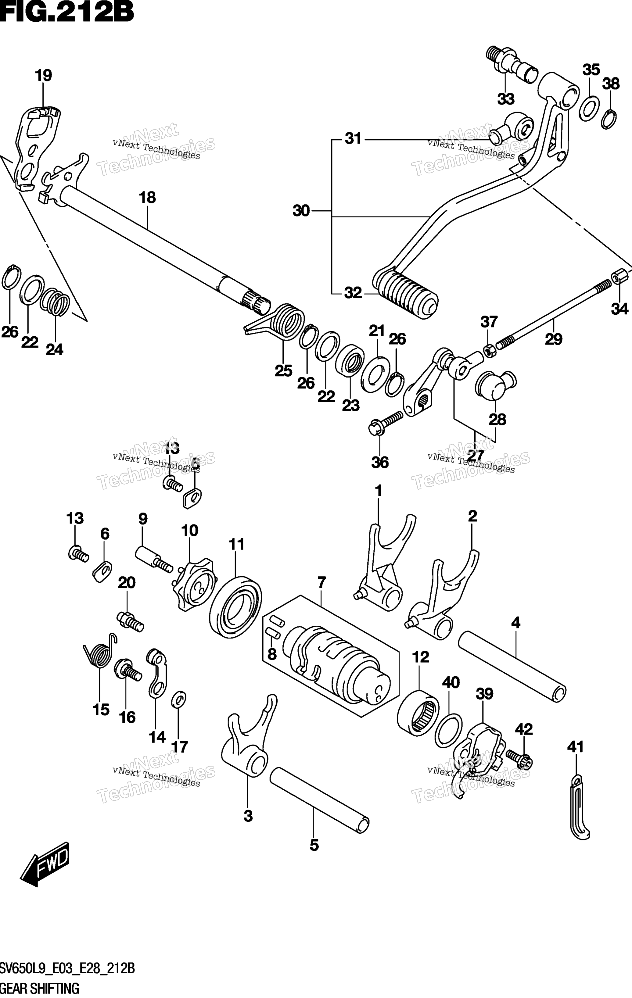 передача Shifting (Sv650l9 E33)