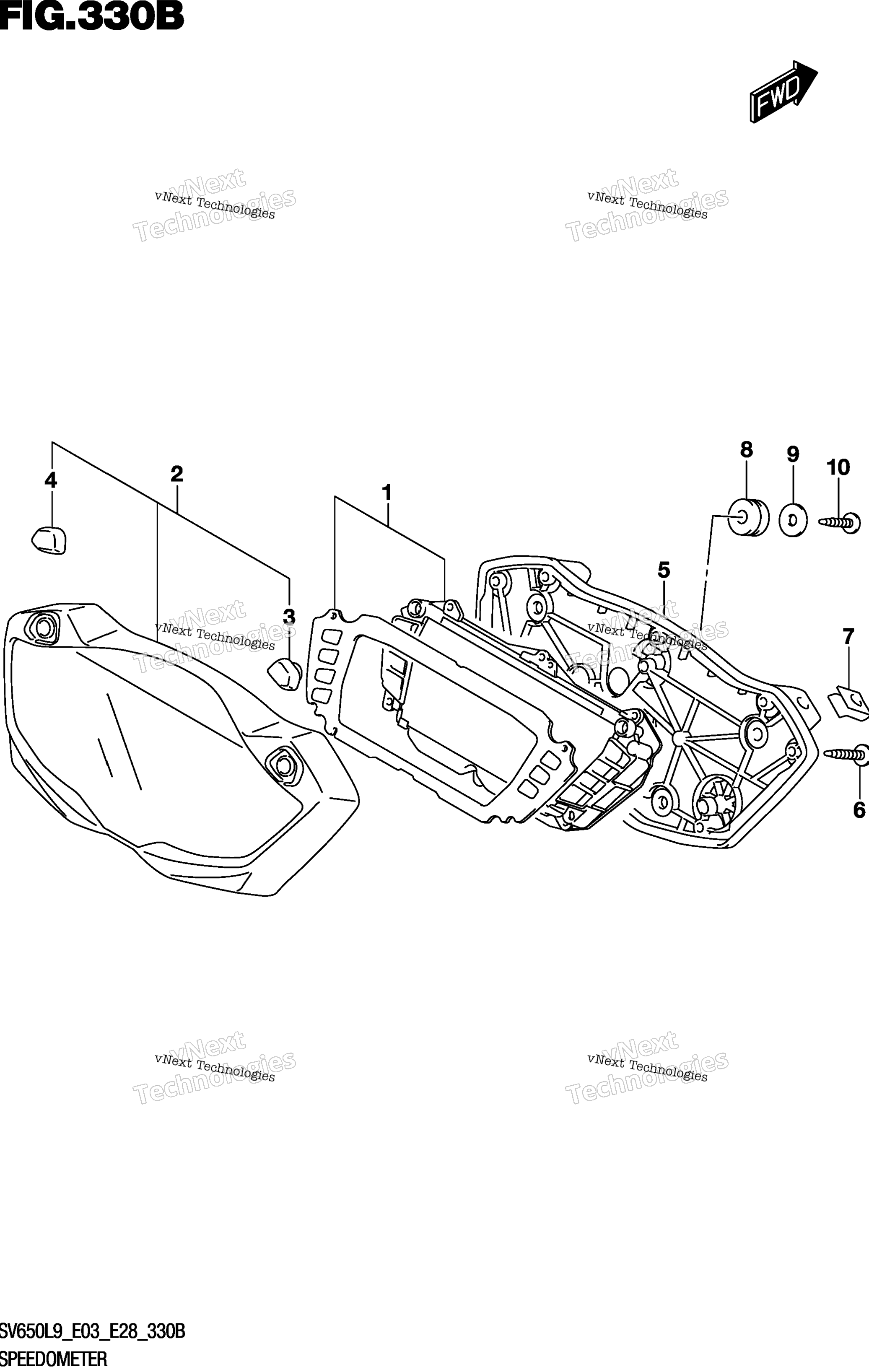 Спидометр (Sv650l9 E33)