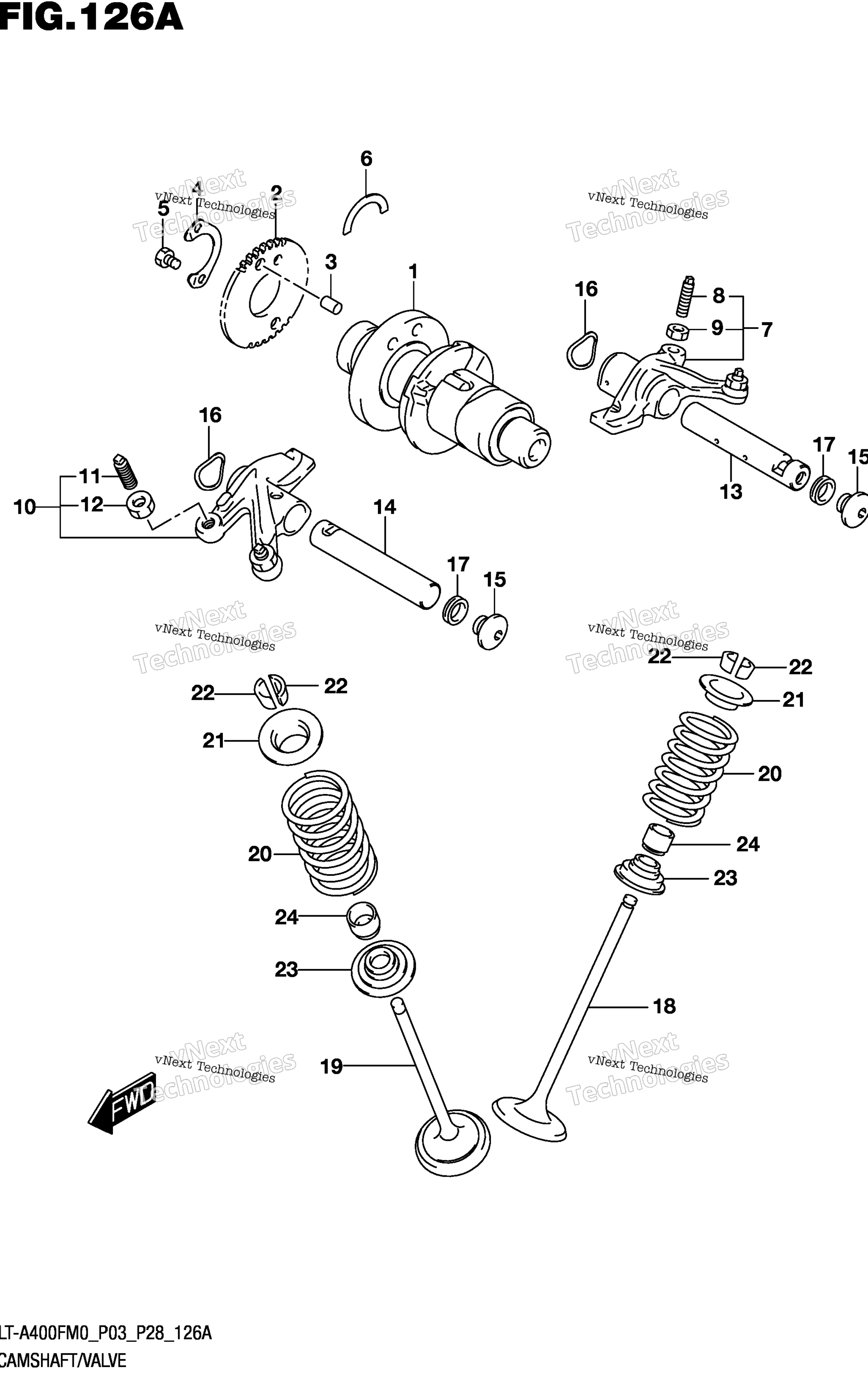 Camshaft / клапан