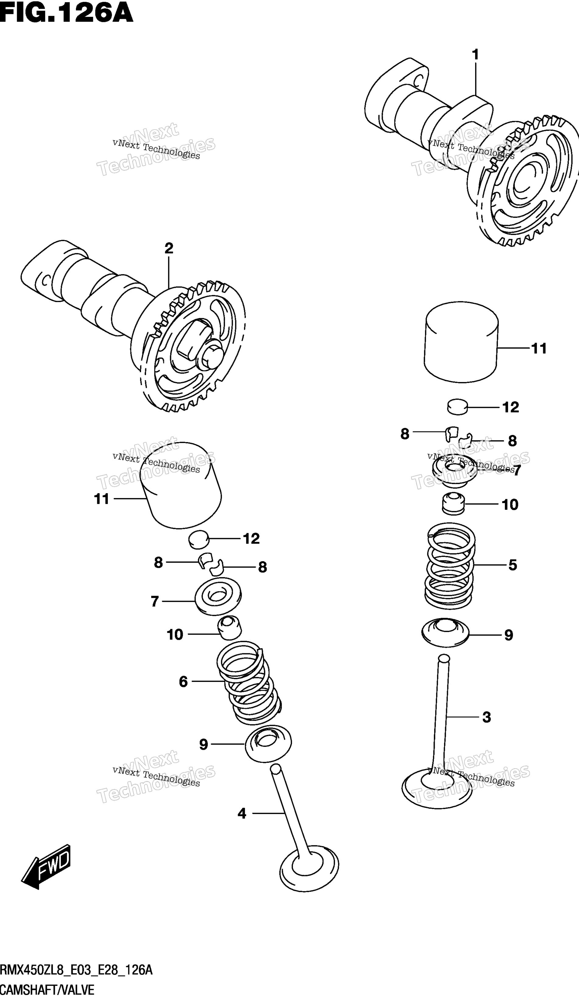 Camshaft / клапан
