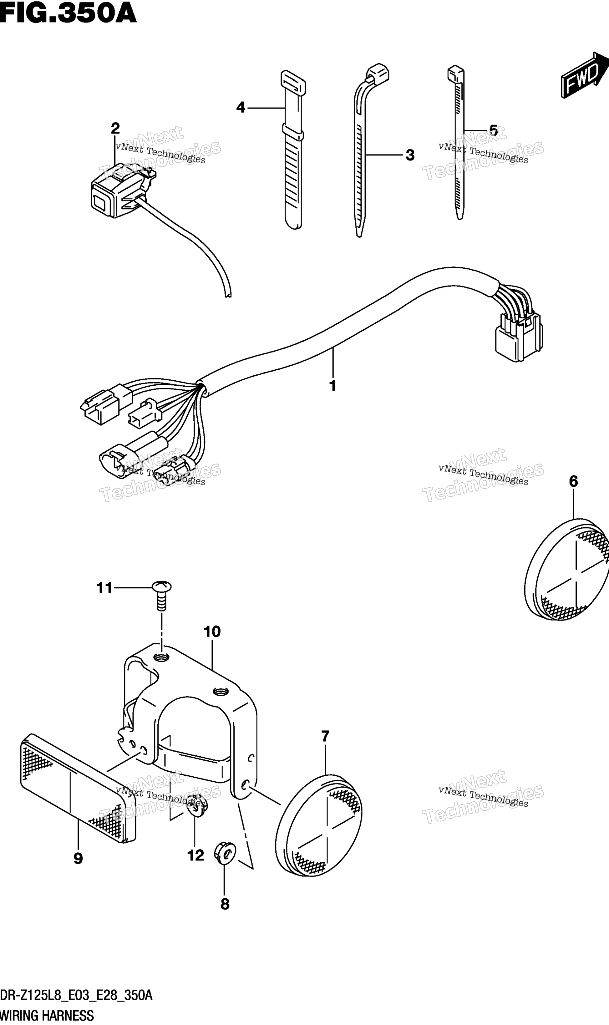 Жгут проводов (Dr-Z125l8 E28)