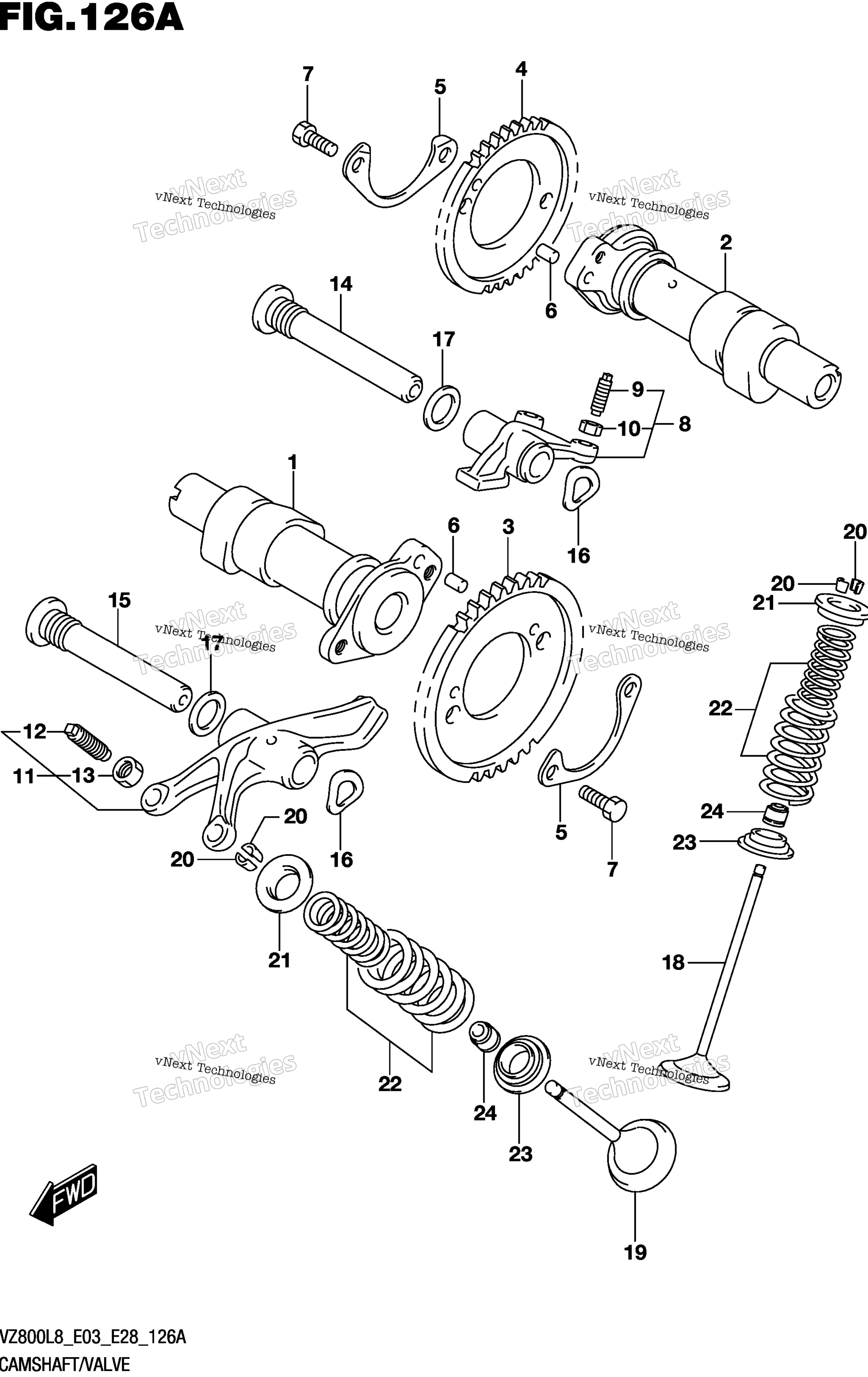 Camshaft / клапан