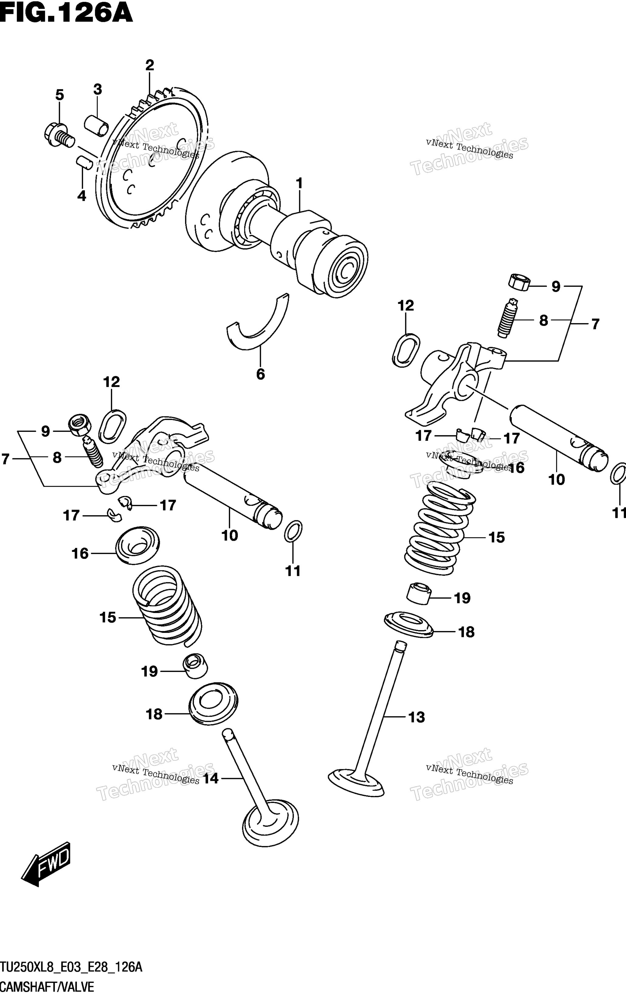Camshaft / клапан