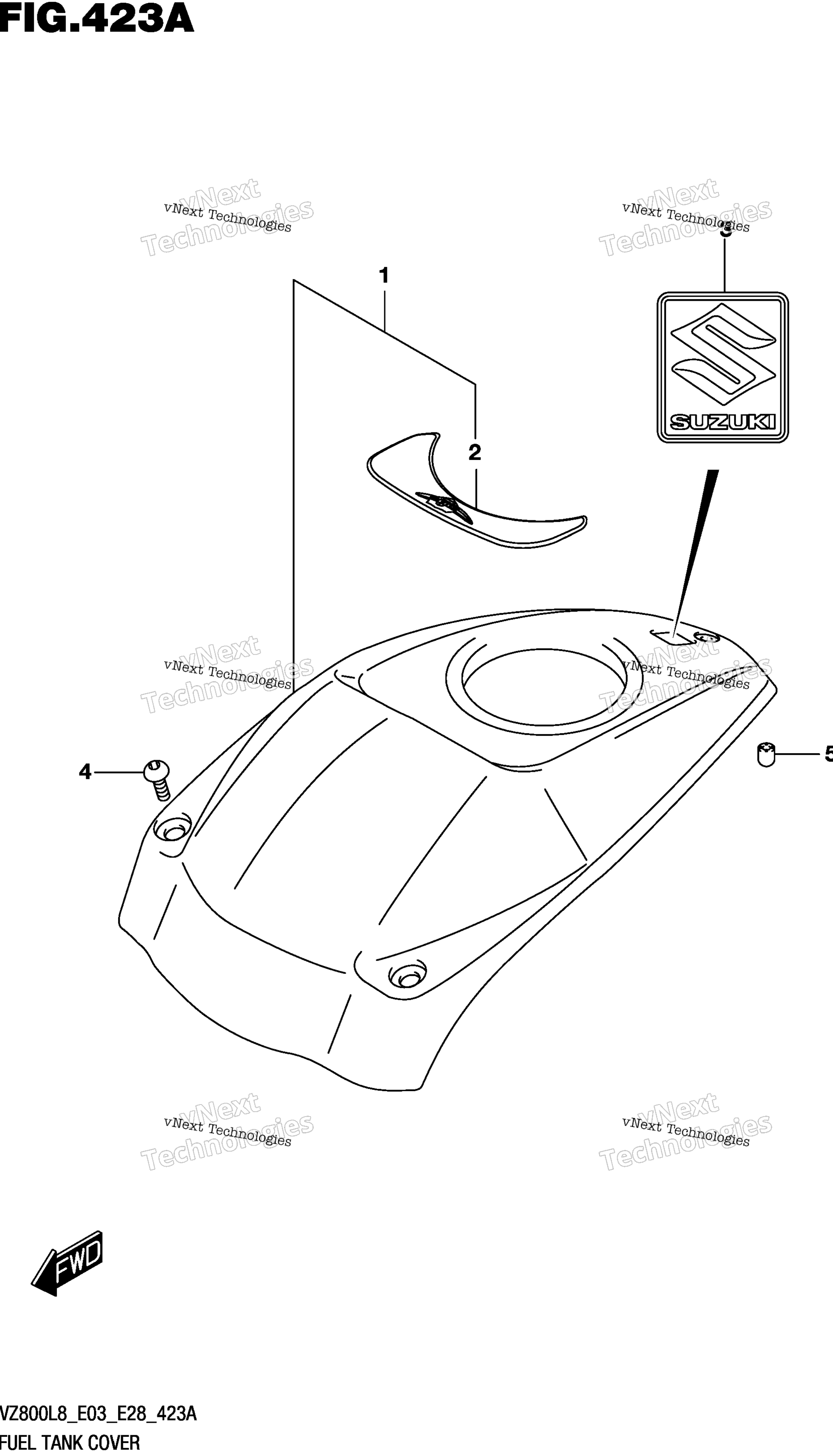Топливная система Tank Cover
