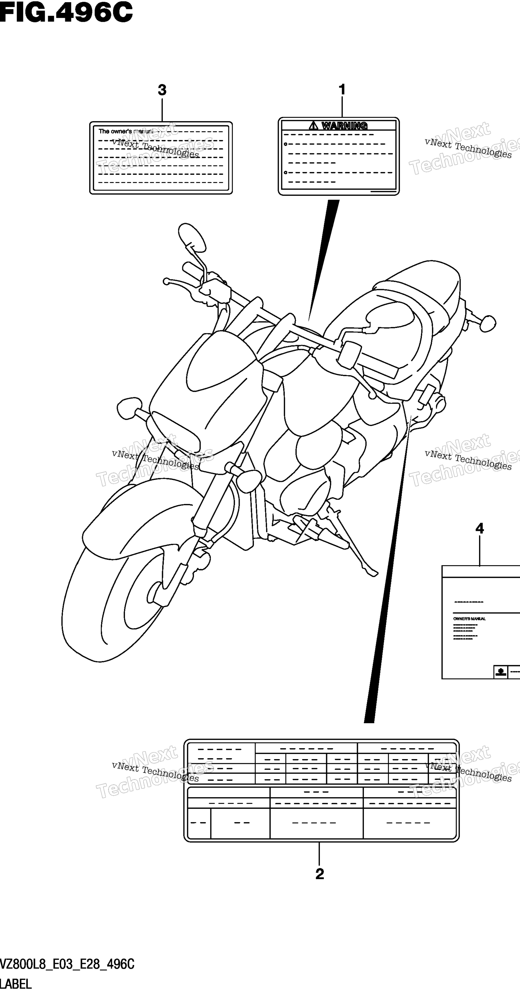 Шильдик (Vz800l8 E33)
