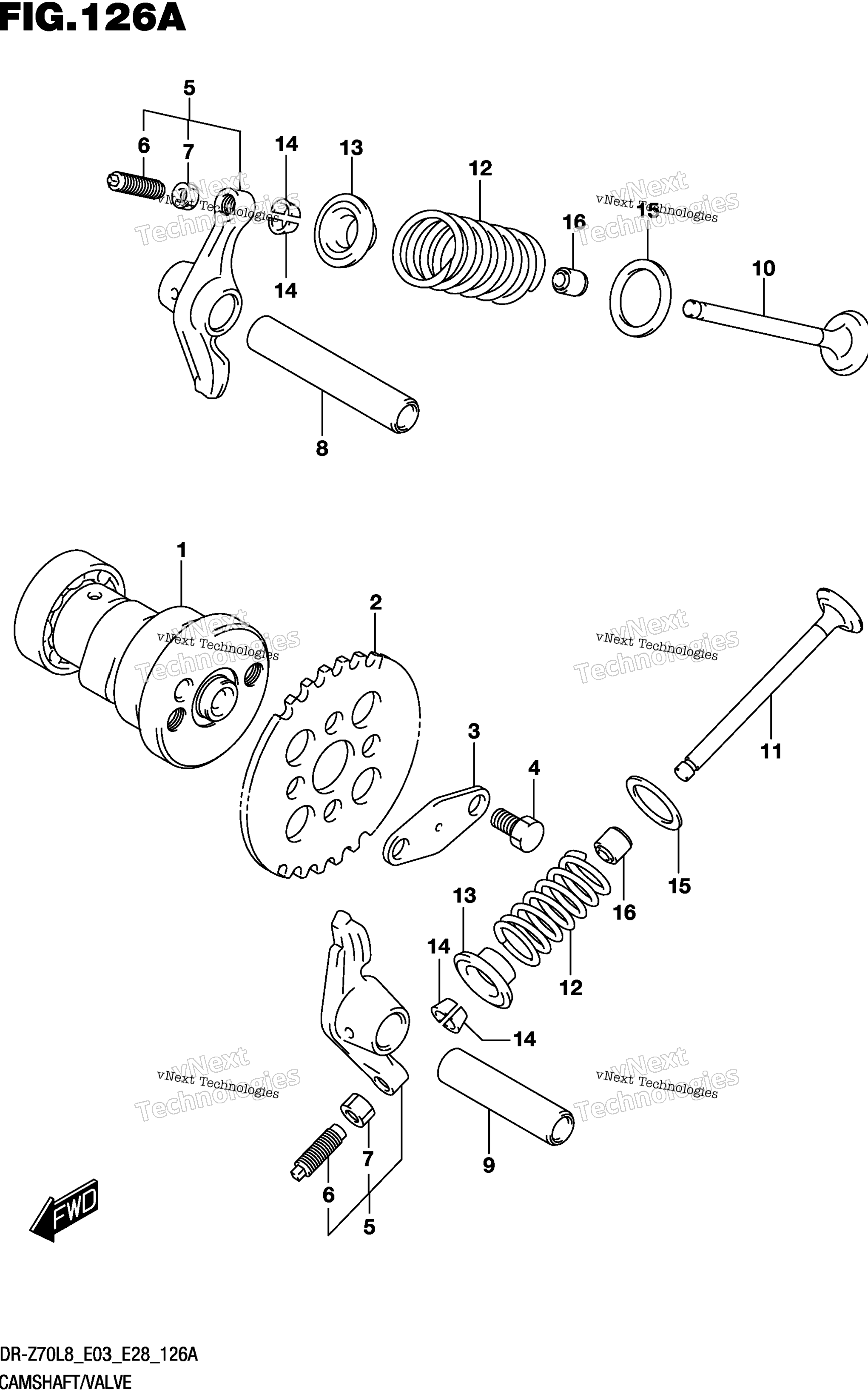 Camshaft / клапан