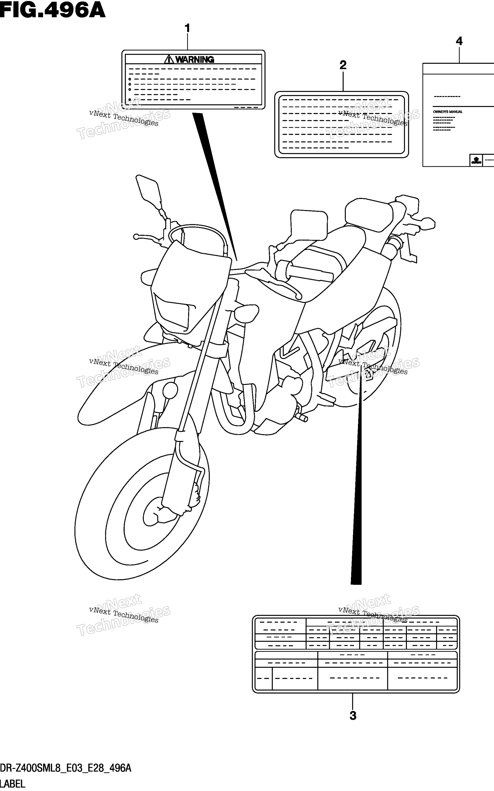 Шильдик (Dr-Z400sml8 E03)