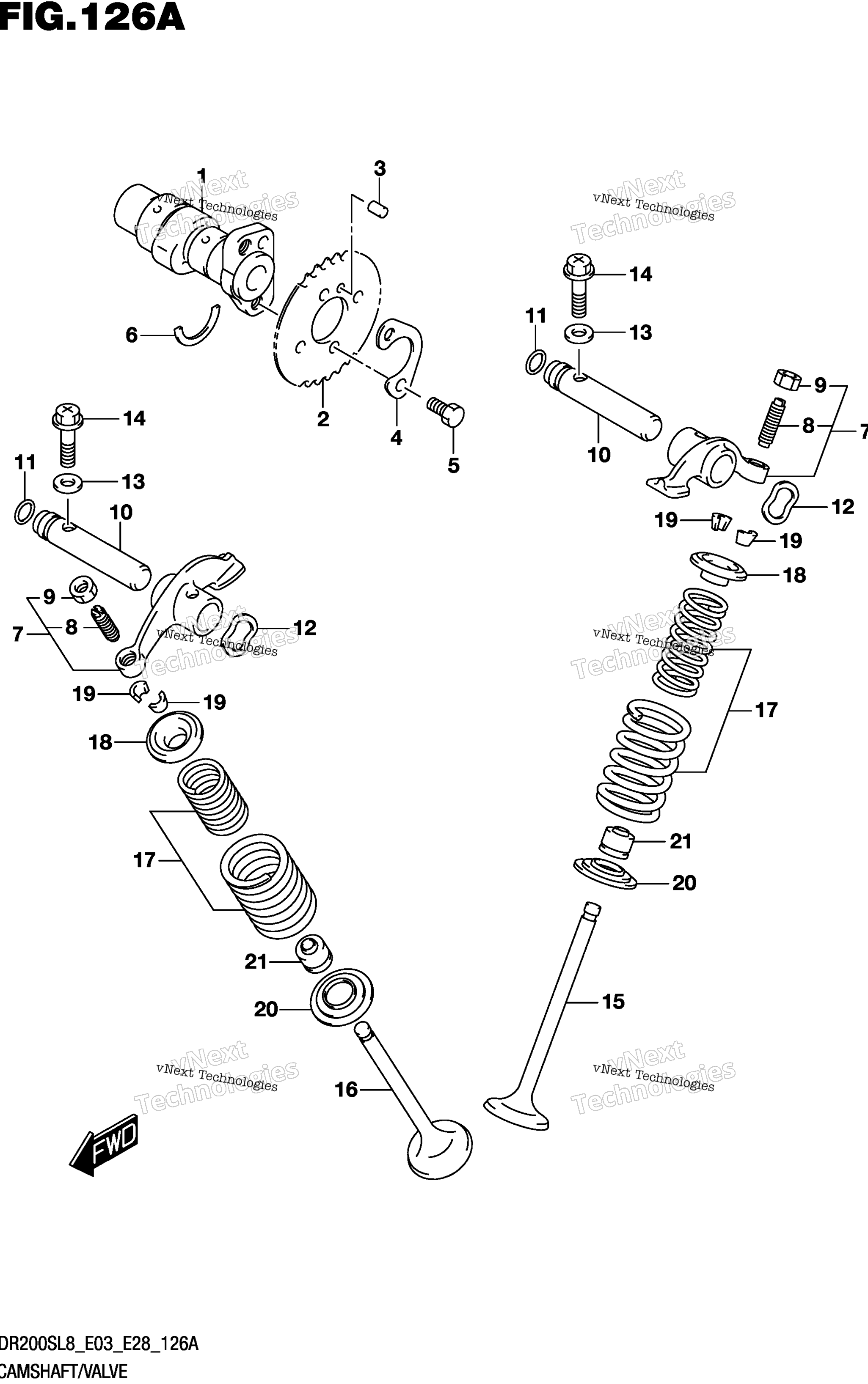 Camshaft / клапан