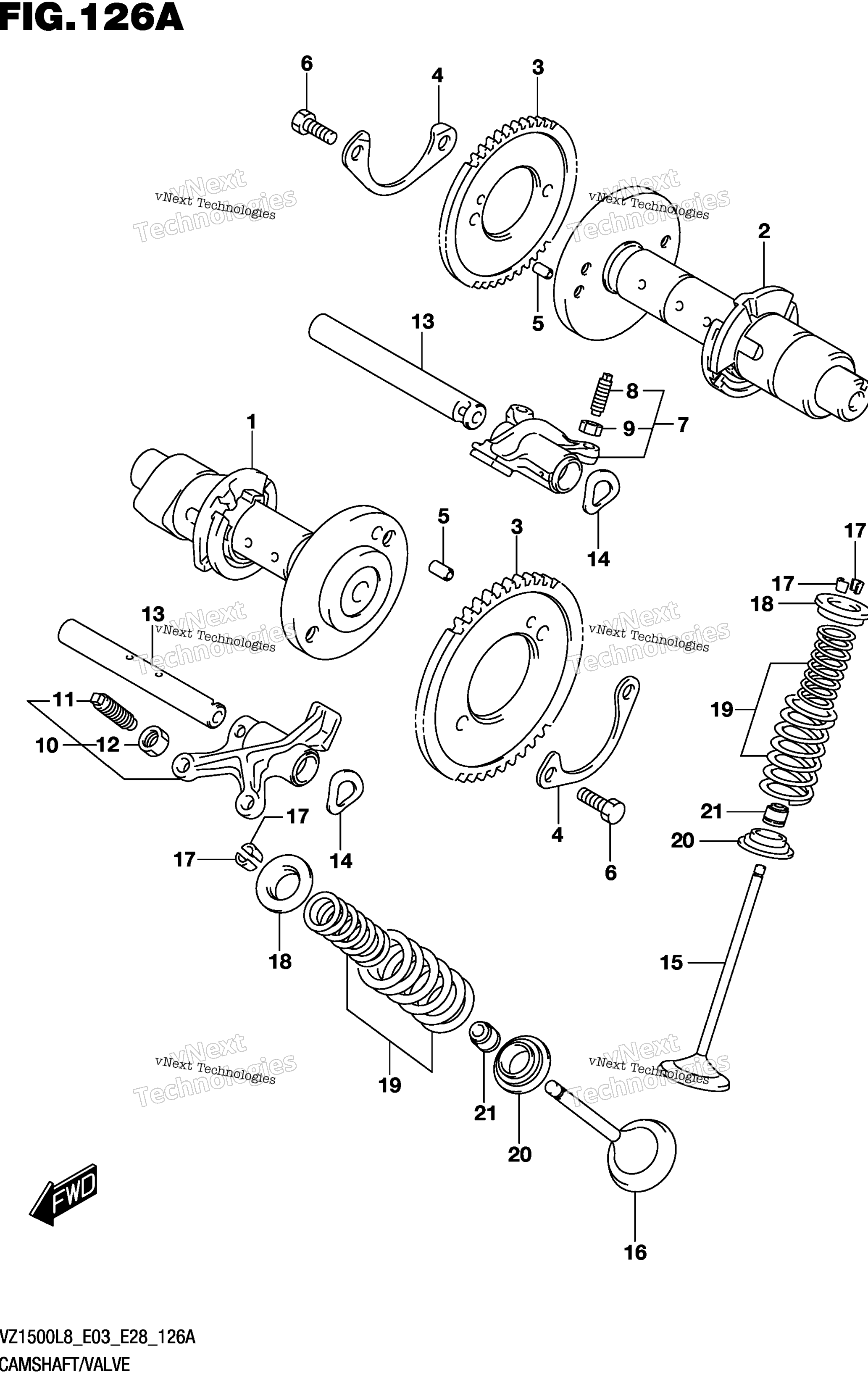 Camshaft / клапан