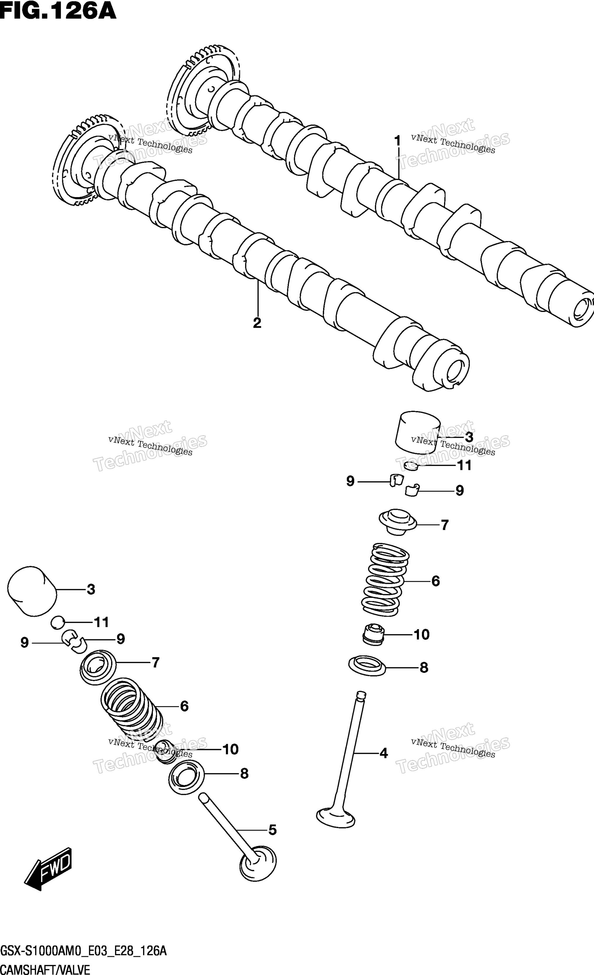 Camshaft / клапан