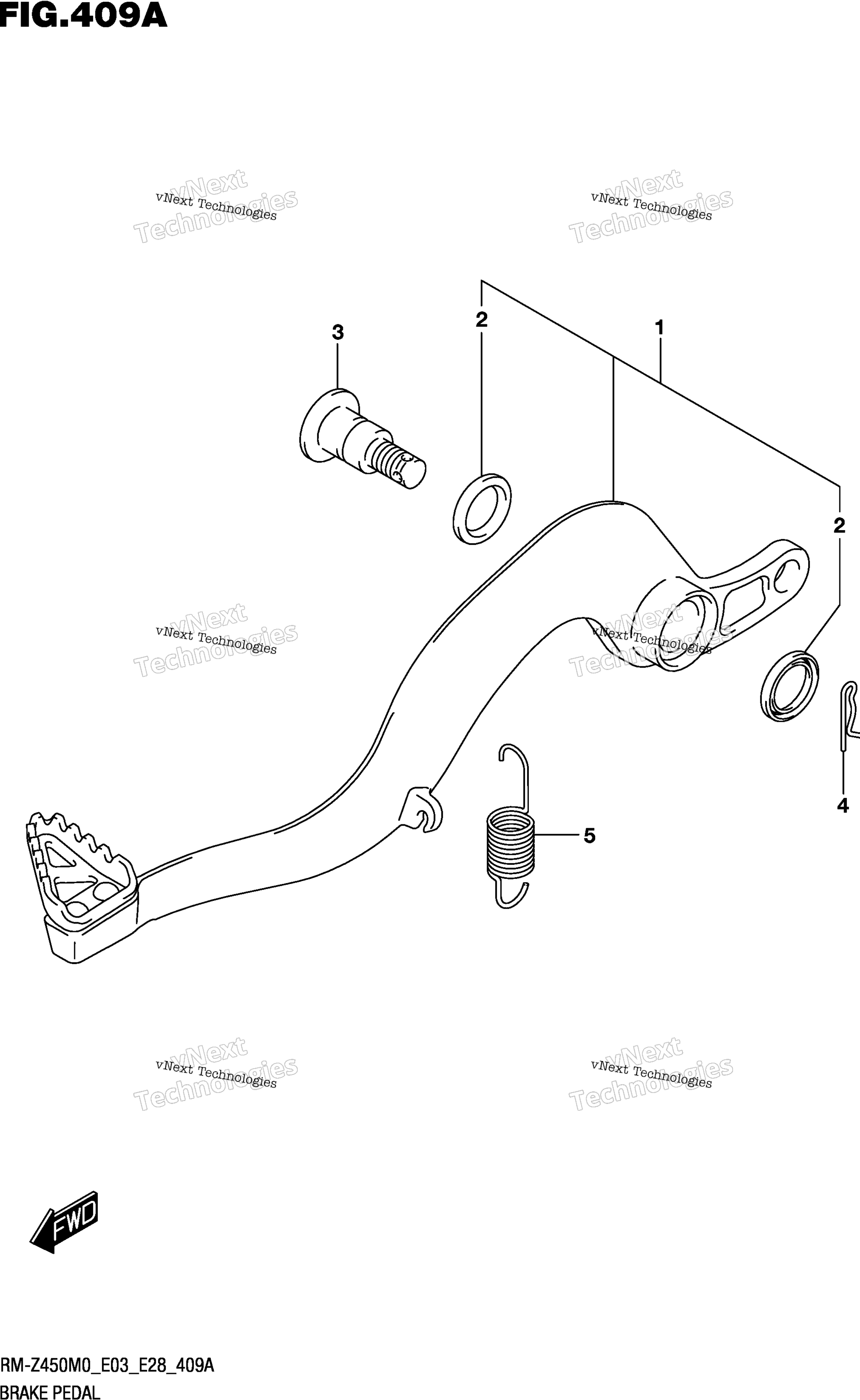 Тормоз Pedal