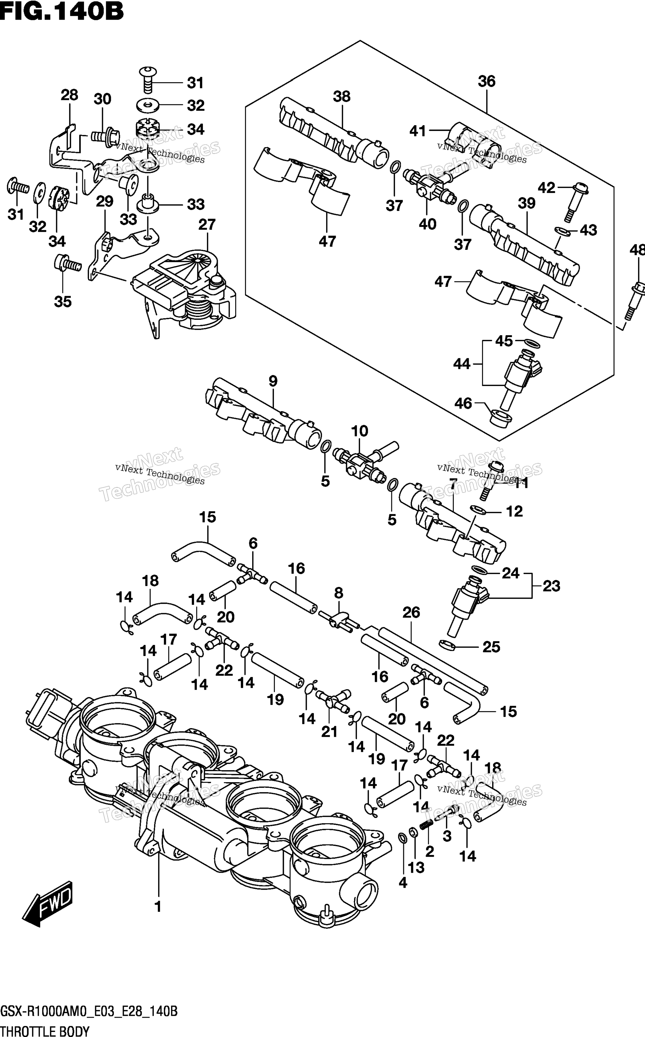 Дроссельный узел (E33)