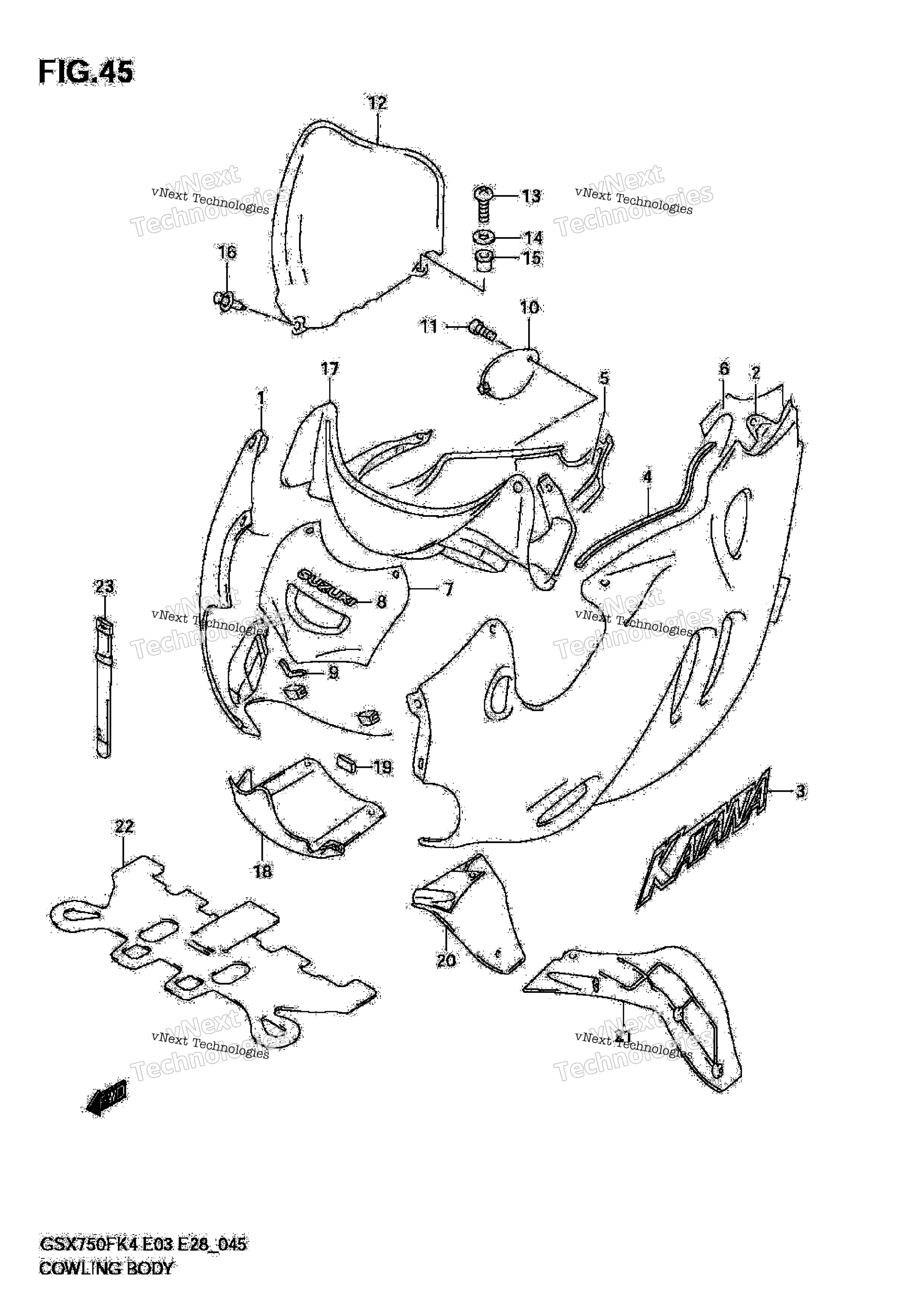Обтекатель (Model K4)