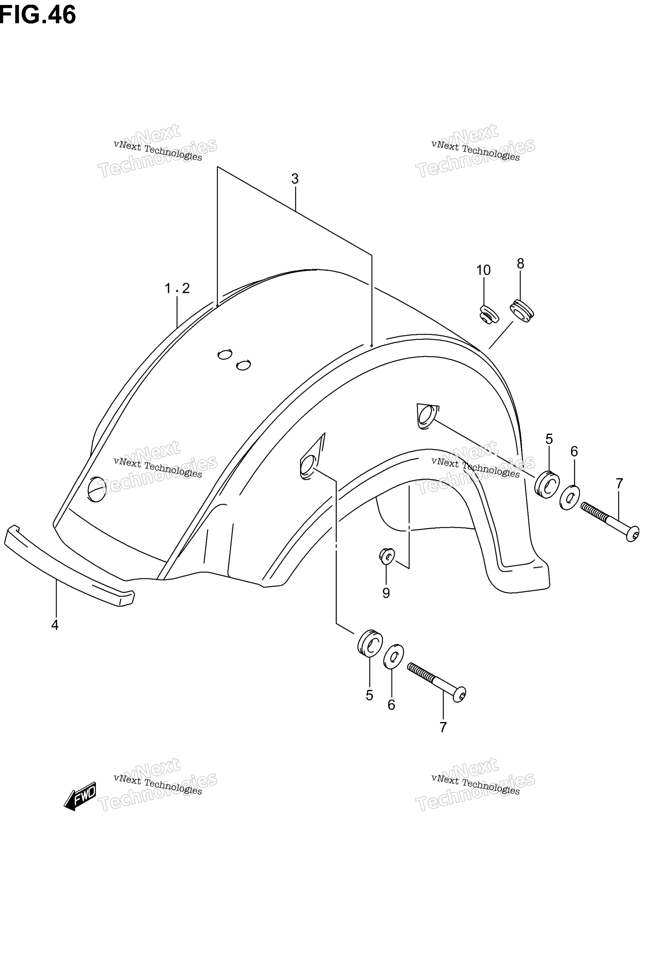 Заднее крыло (Model K1)