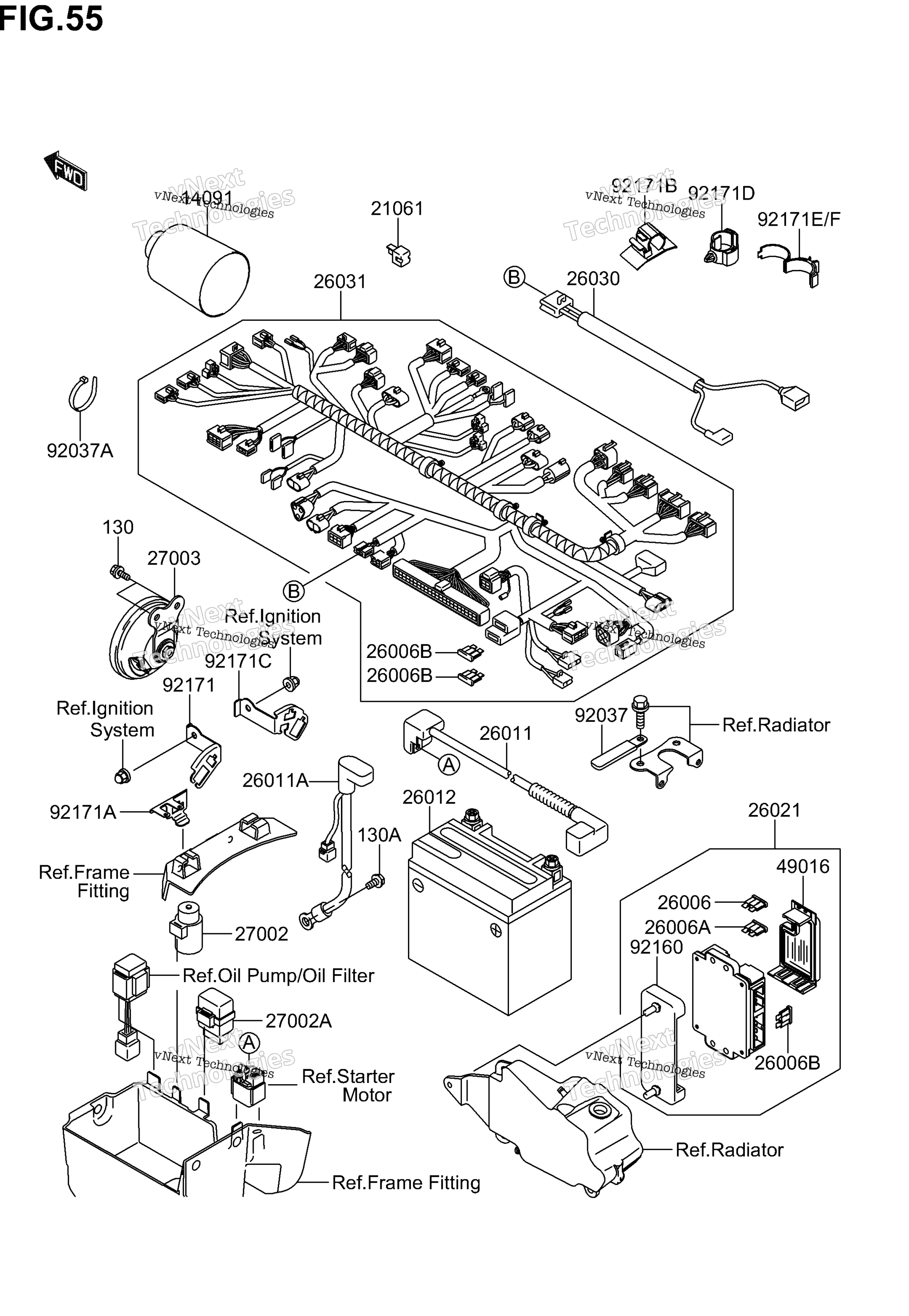 Шасси Electrical Equipment