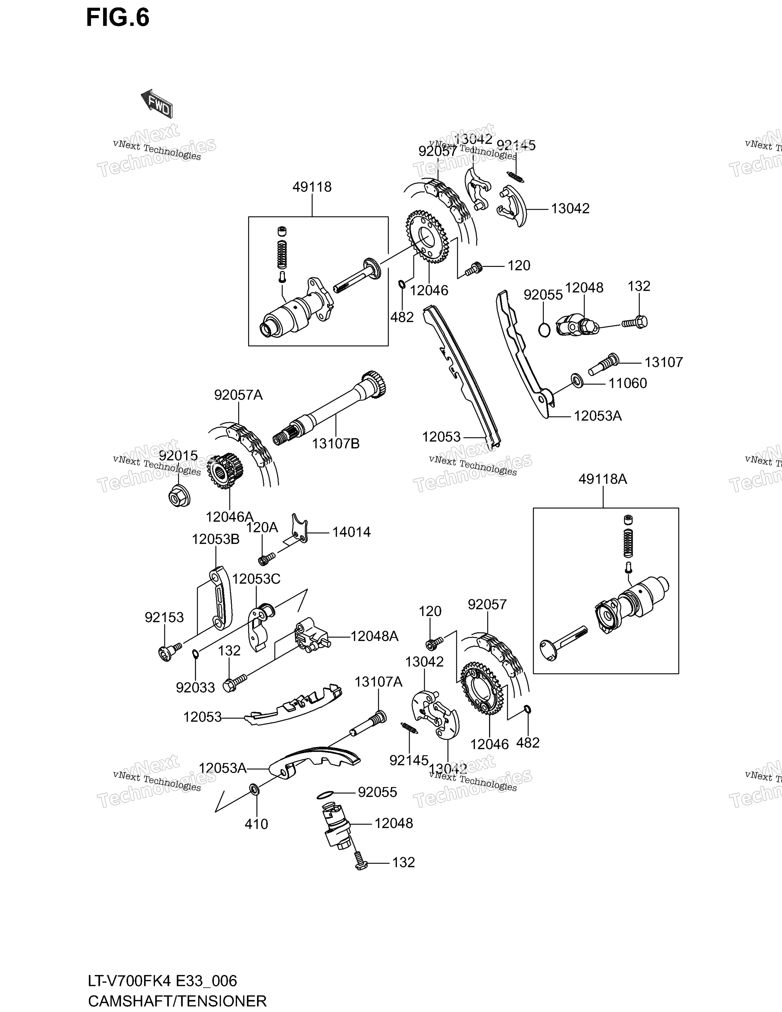 Camshaft / Tensioner