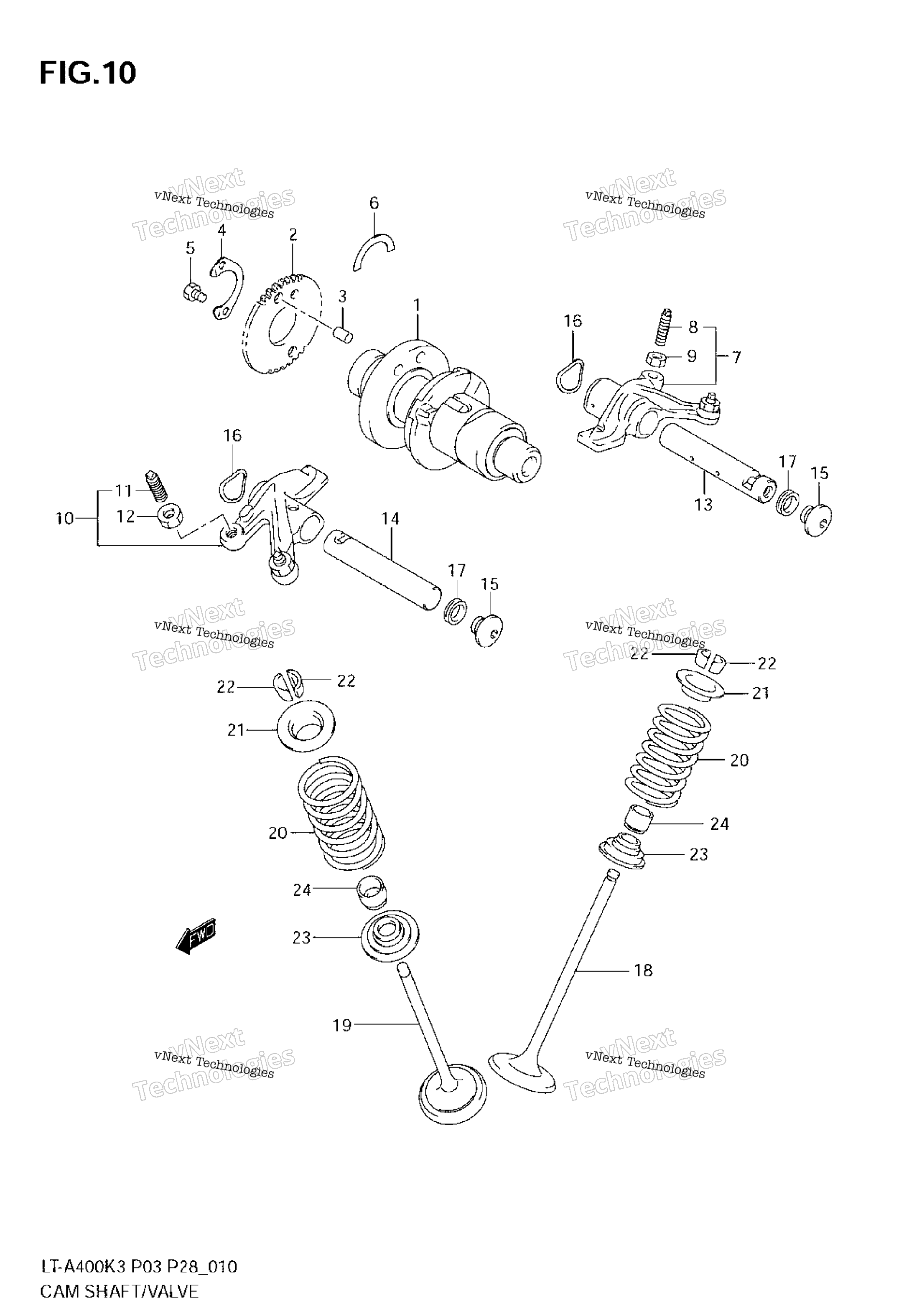 Camshaft клапан