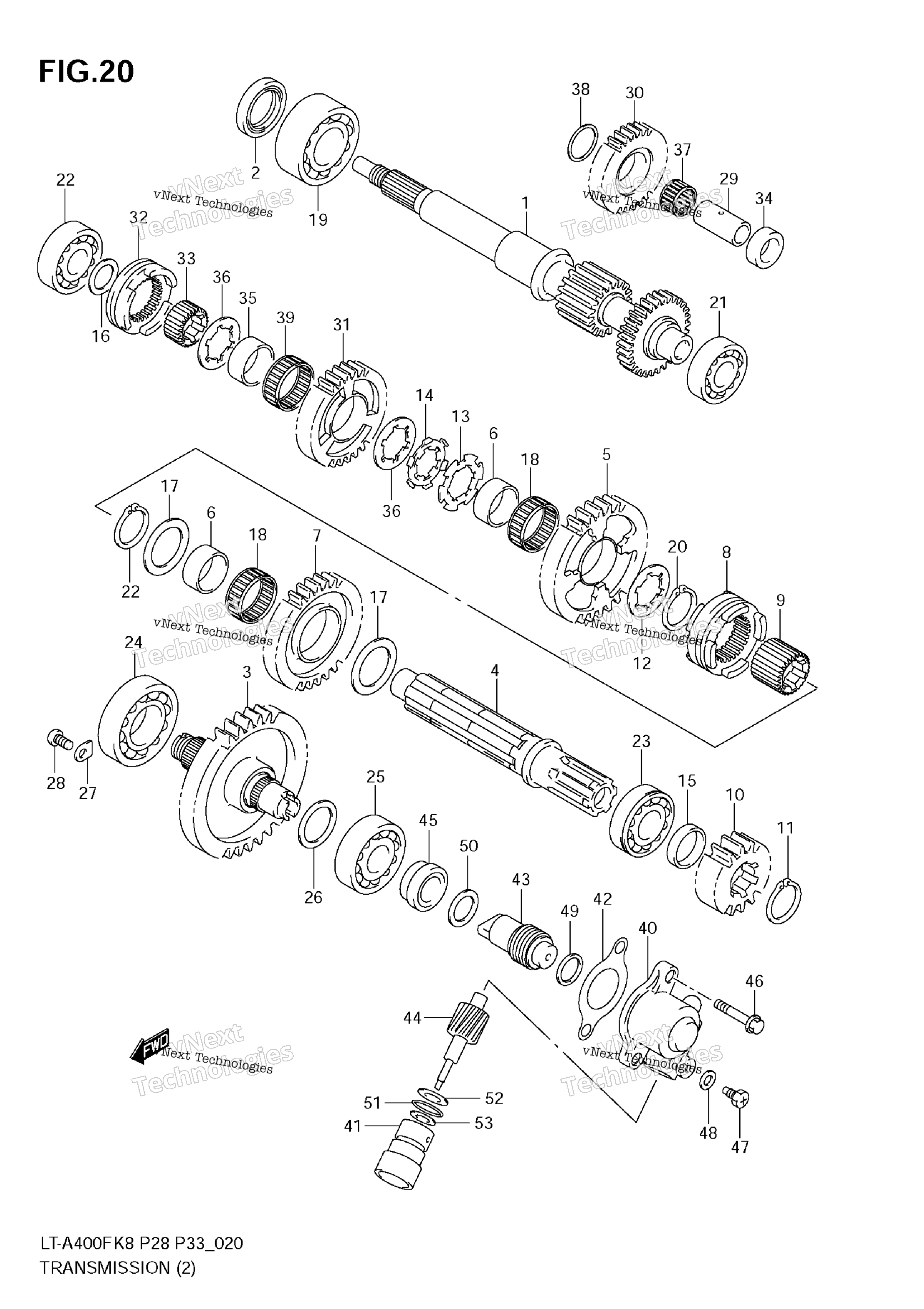 Трансмиссия (2)(Model K8/K9)