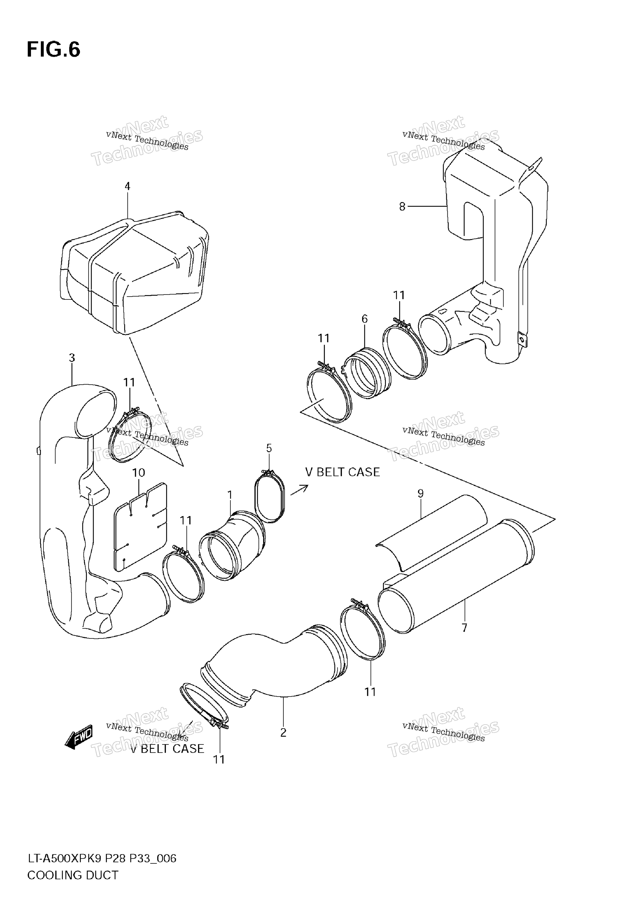 Система охлаждения Duct