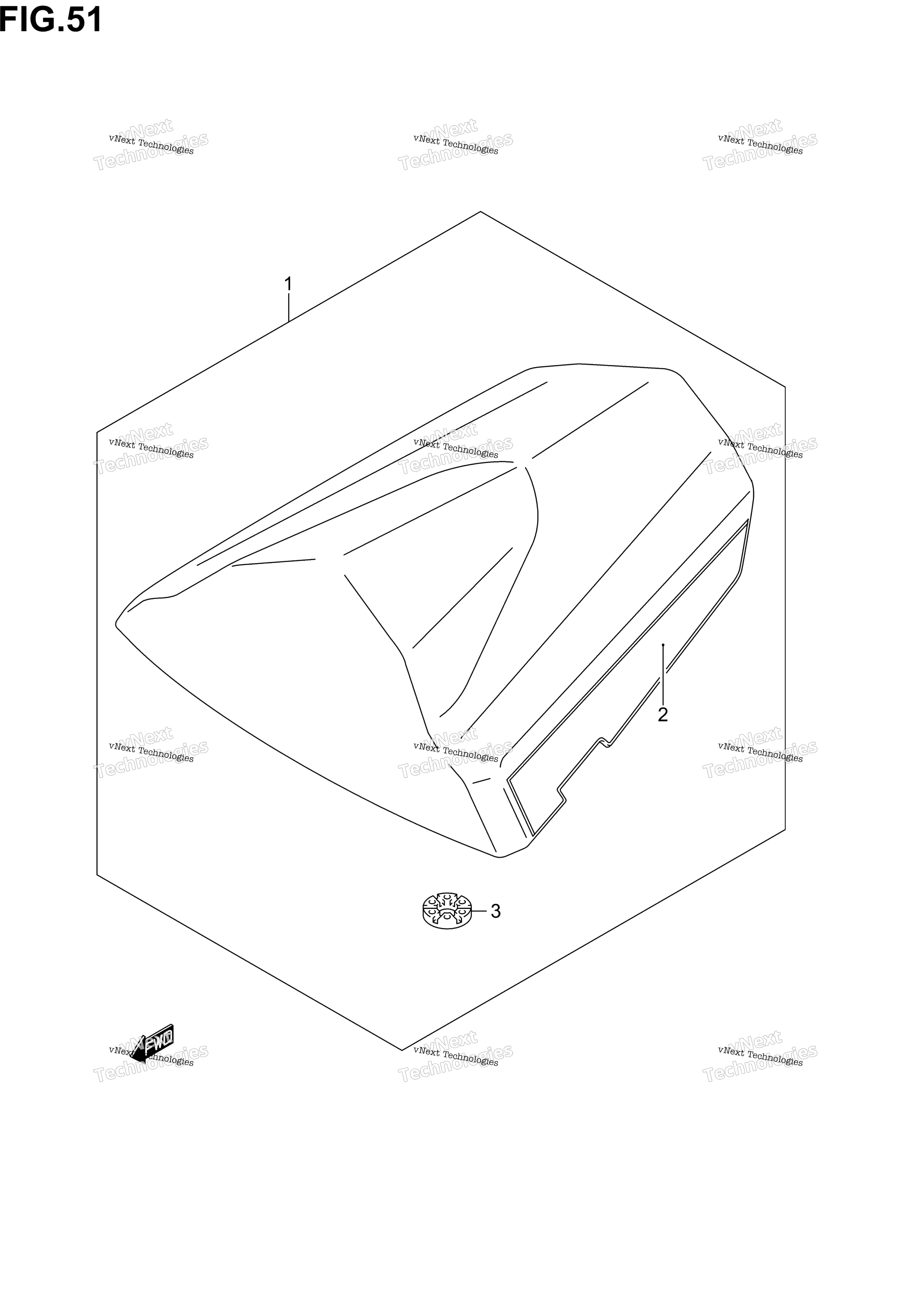 сиденье Tail Box (Model K4)