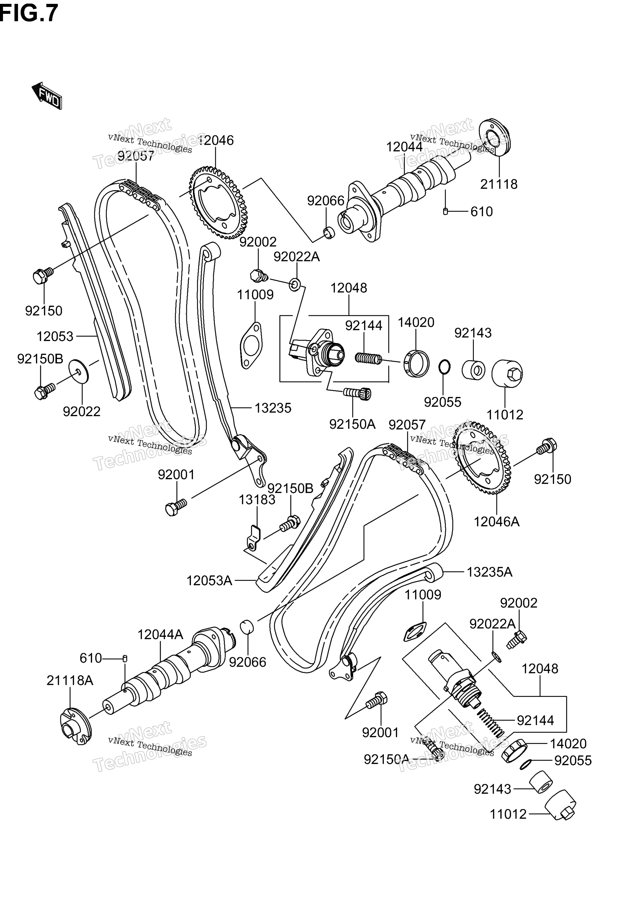 Camshaft / Tensioner