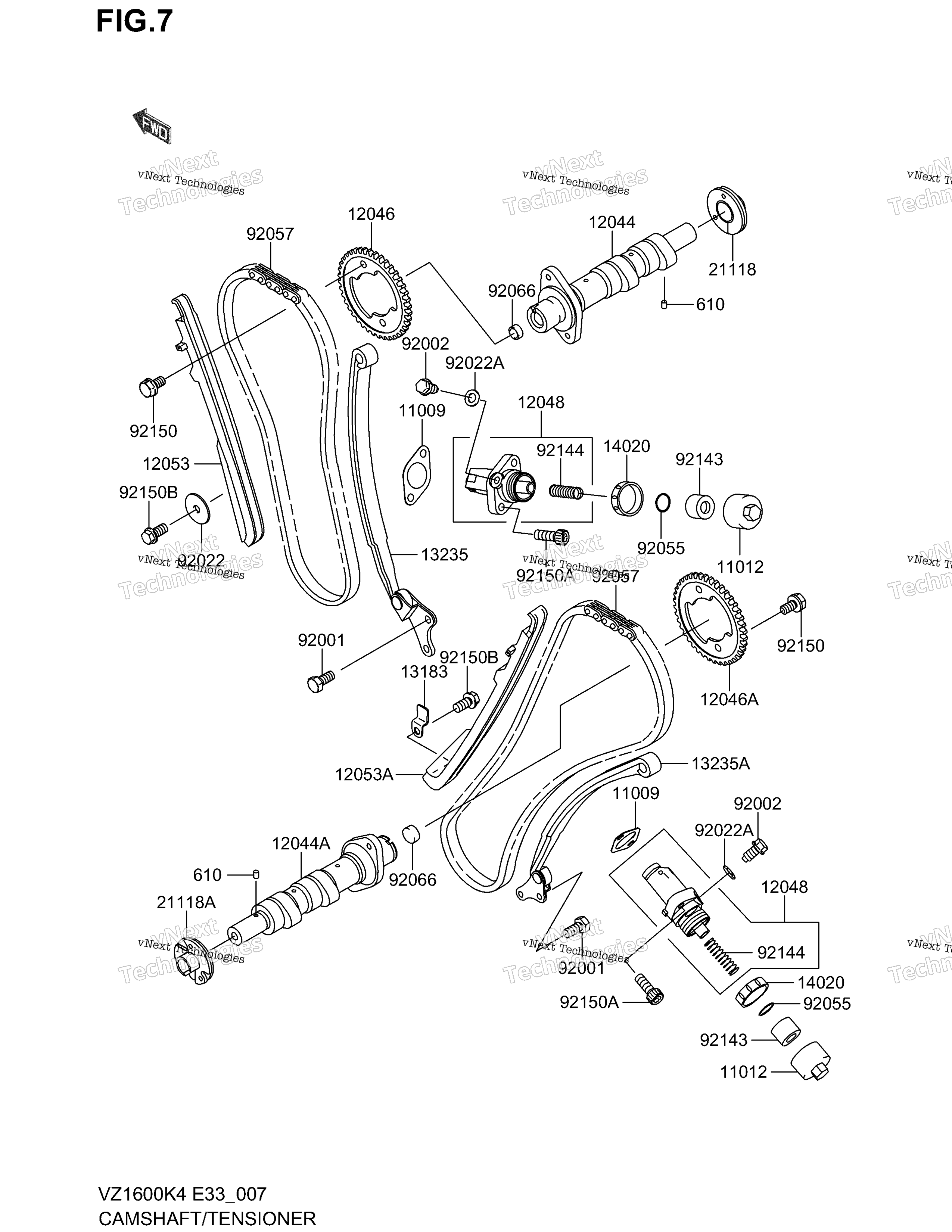 Camshaft / Tensioner