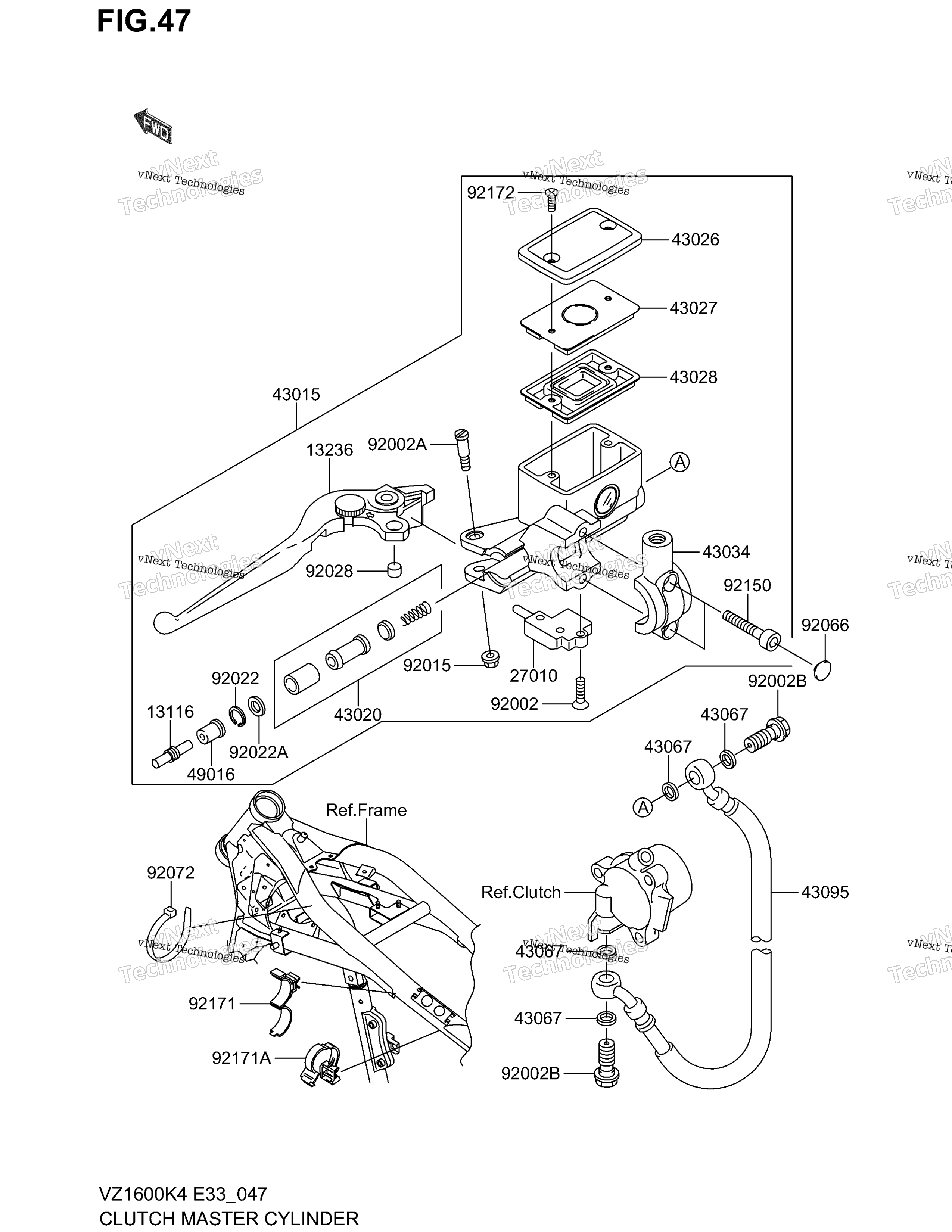 Сцепление MASTER CYLINDER