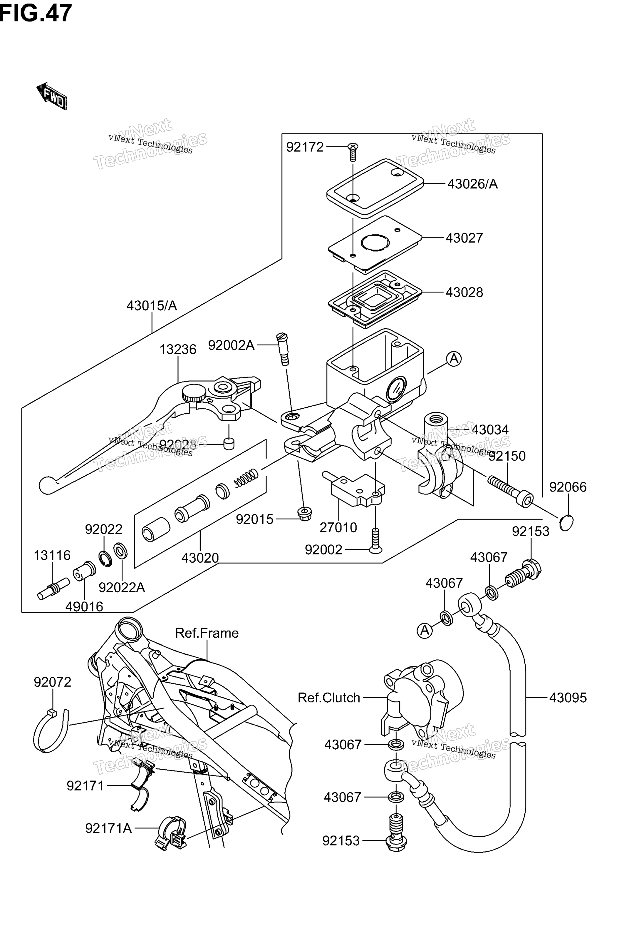 Сцепление MASTER CYLINDER